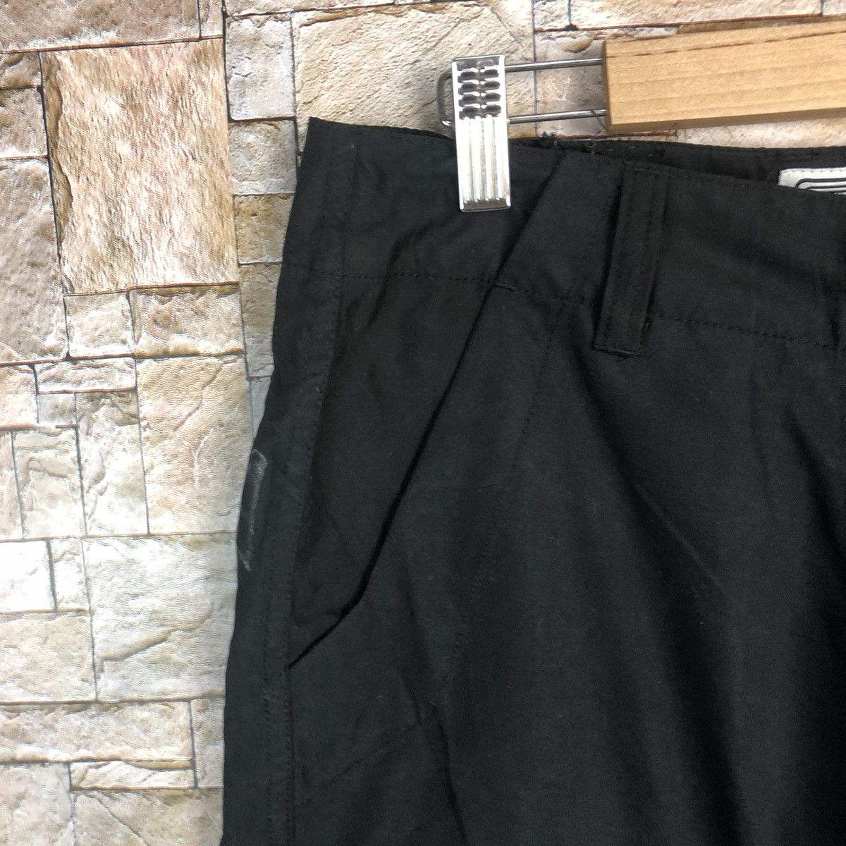 Japanese Brand Counter Culture Black Cargo Multipocket Pants #A340 Size US 30 / EU 46 - 8 Thumbnail