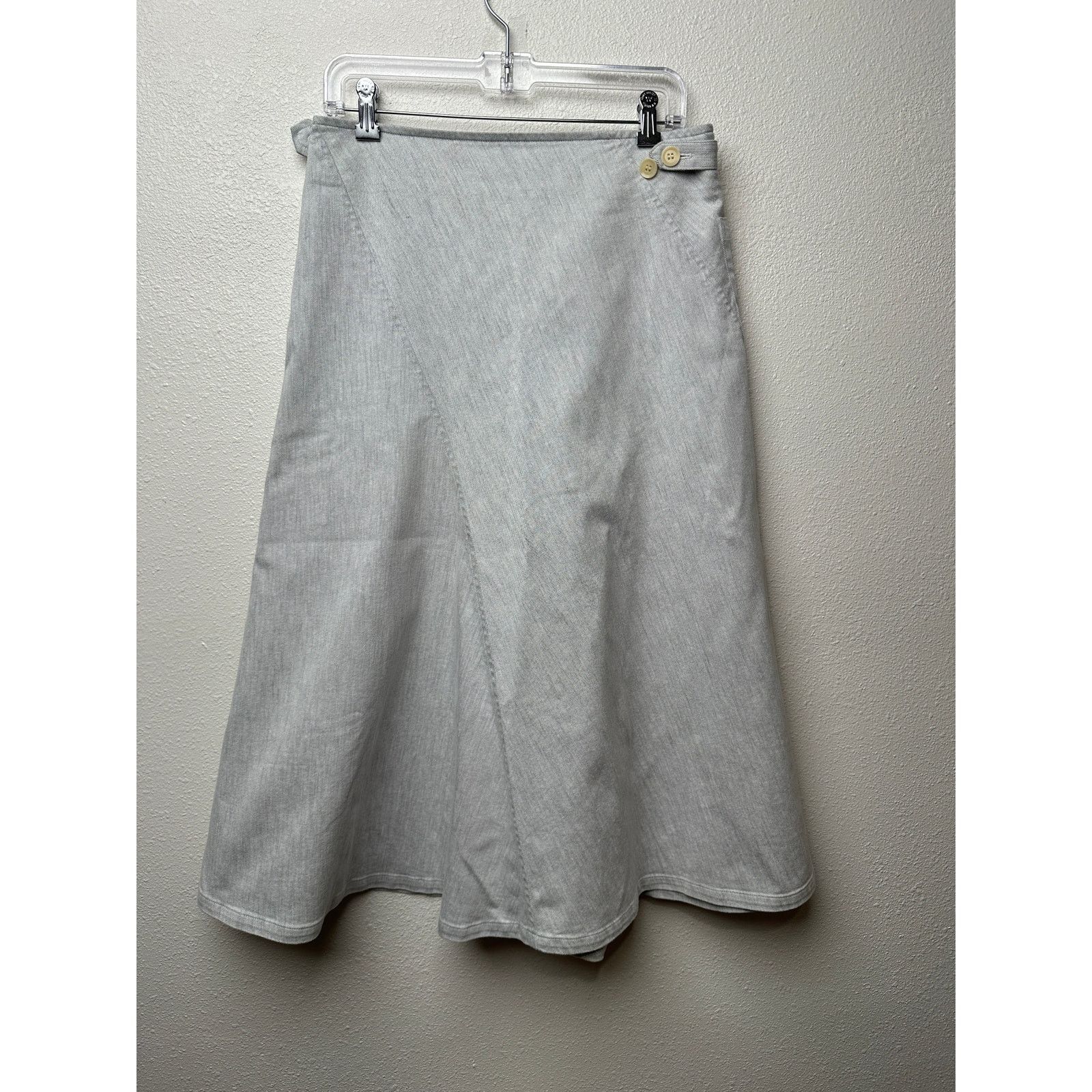 Y's Y's Skirt Gray Womens US S Wrap Midi Size 27" / US 4 / IT 40 - 2 Thumbnail