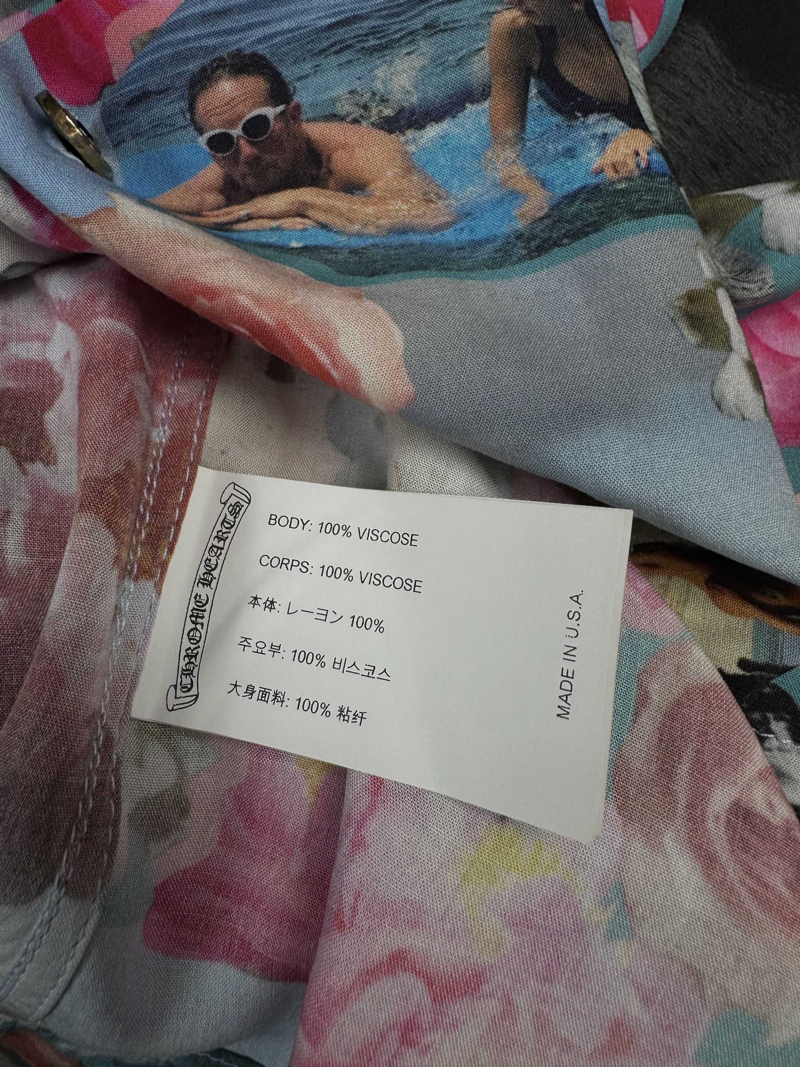 Chrome Hearts CH Silk Button Up Size US L / EU 52-54 / 3 - 11 Thumbnail