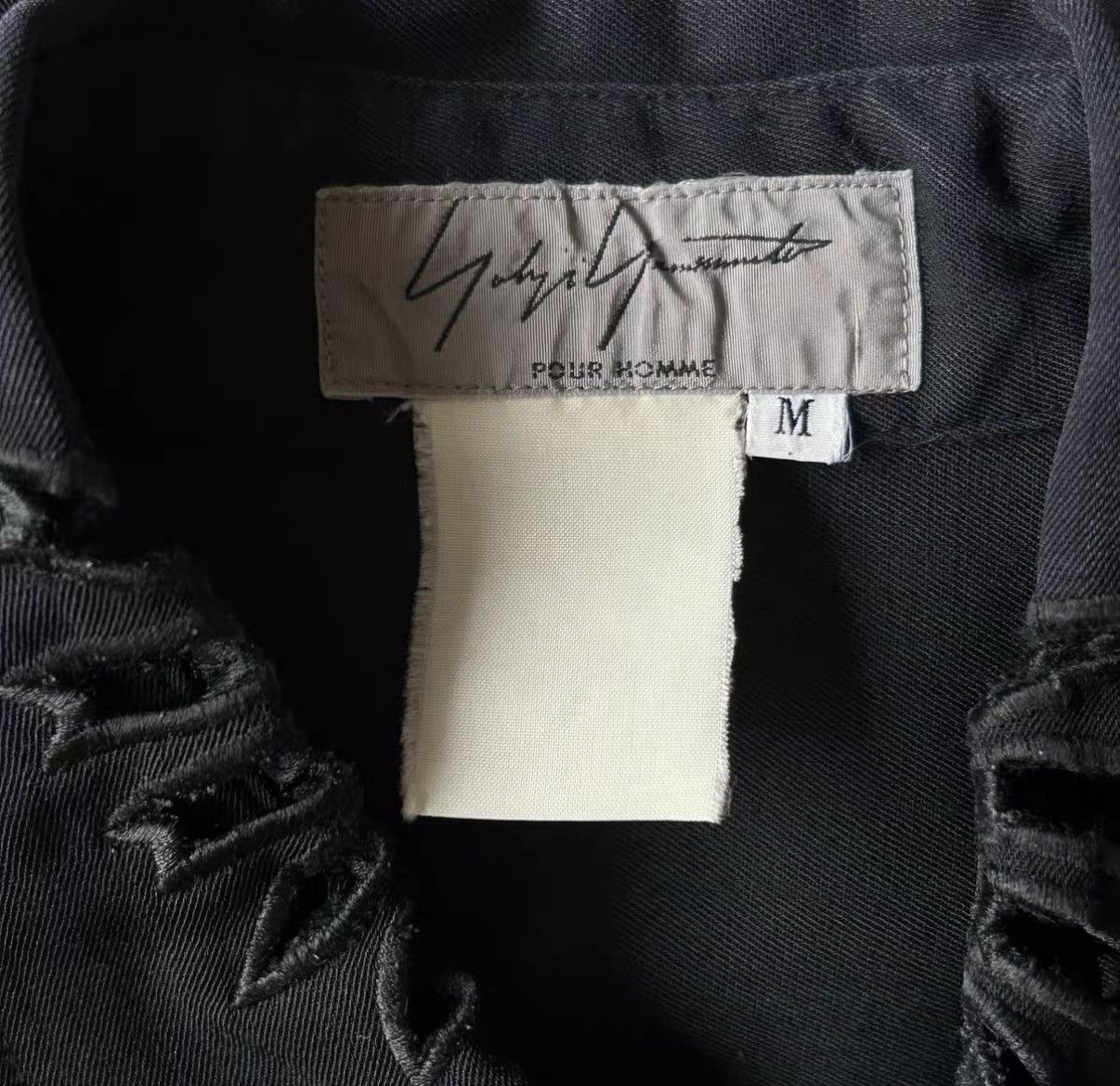 Yohji Yamamoto Yohji Yamamoto 96ss Flower & Boy Cutout Shirt Size US M / EU 48-50 / 2 - 6 Thumbnail