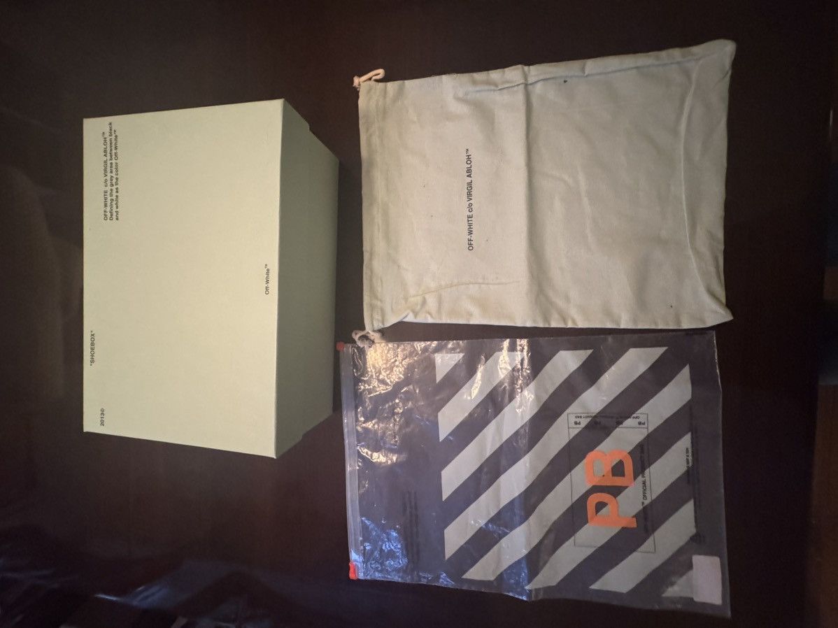 Off-White Off White Vulcanized Sneaker Black & Yellow Size US 10.5 / EU 43-44 - 8 Thumbnail