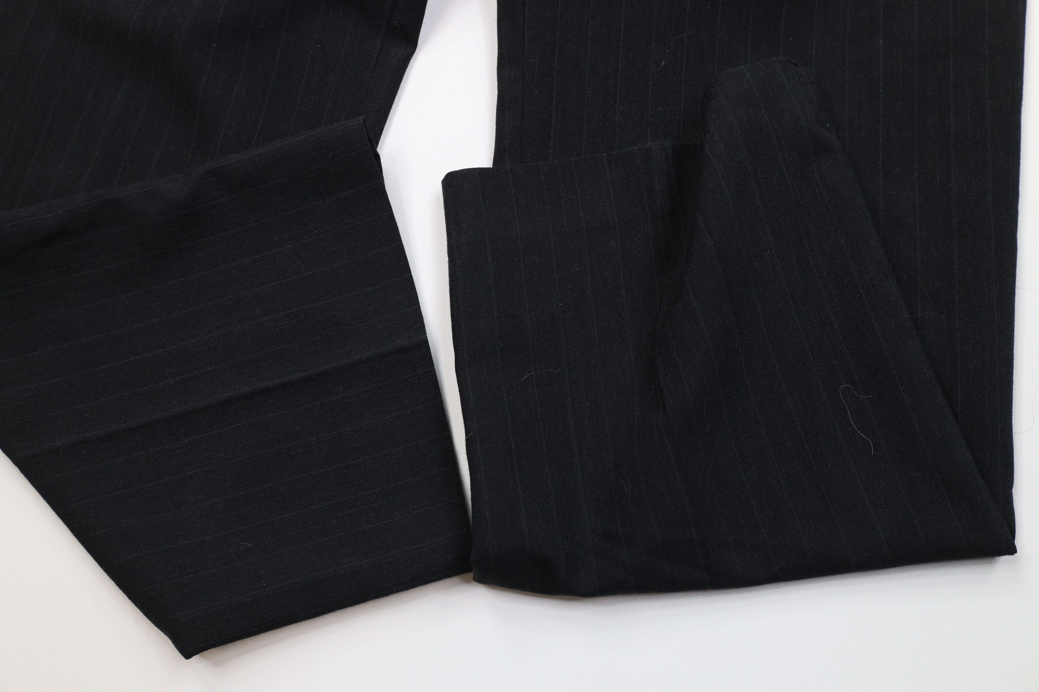Vintage Vintage 90s Streetwear Knit Pinstriped Wide Leg Chino Pants Size US 32 / EU 48 - 6 Thumbnail