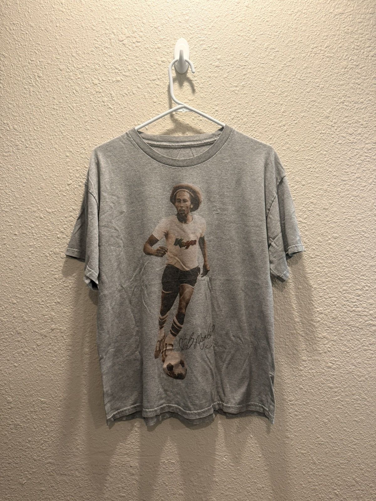 Other Vintage Bob Marley Soccer Tee Size US L / EU 52-54 / 3 - 1 Thumbnail