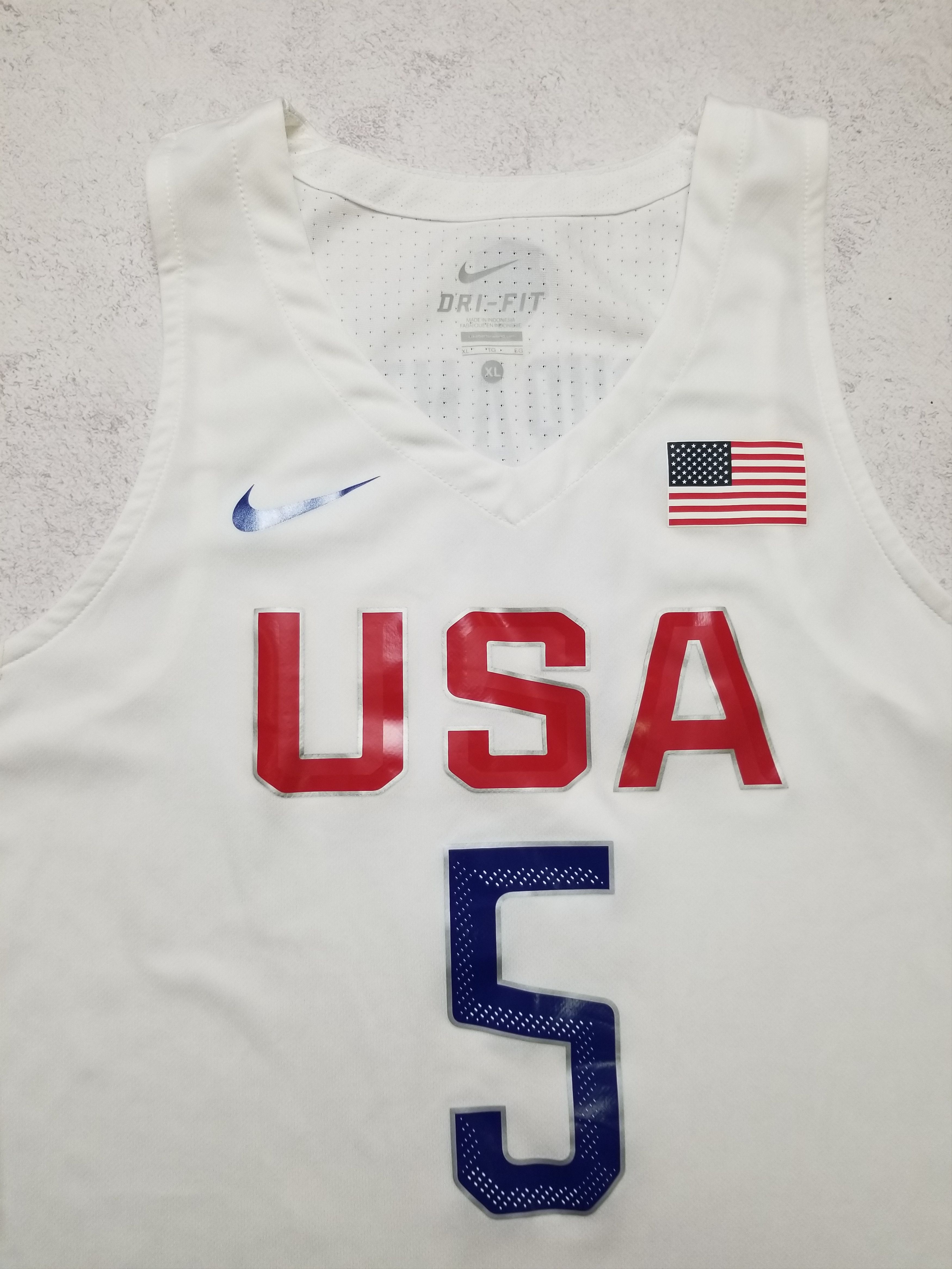 Nike Rare USA Olympic Kevin Durant Nike Jersey Size US XL / EU 56 / 4 - 11 Thumbnail
