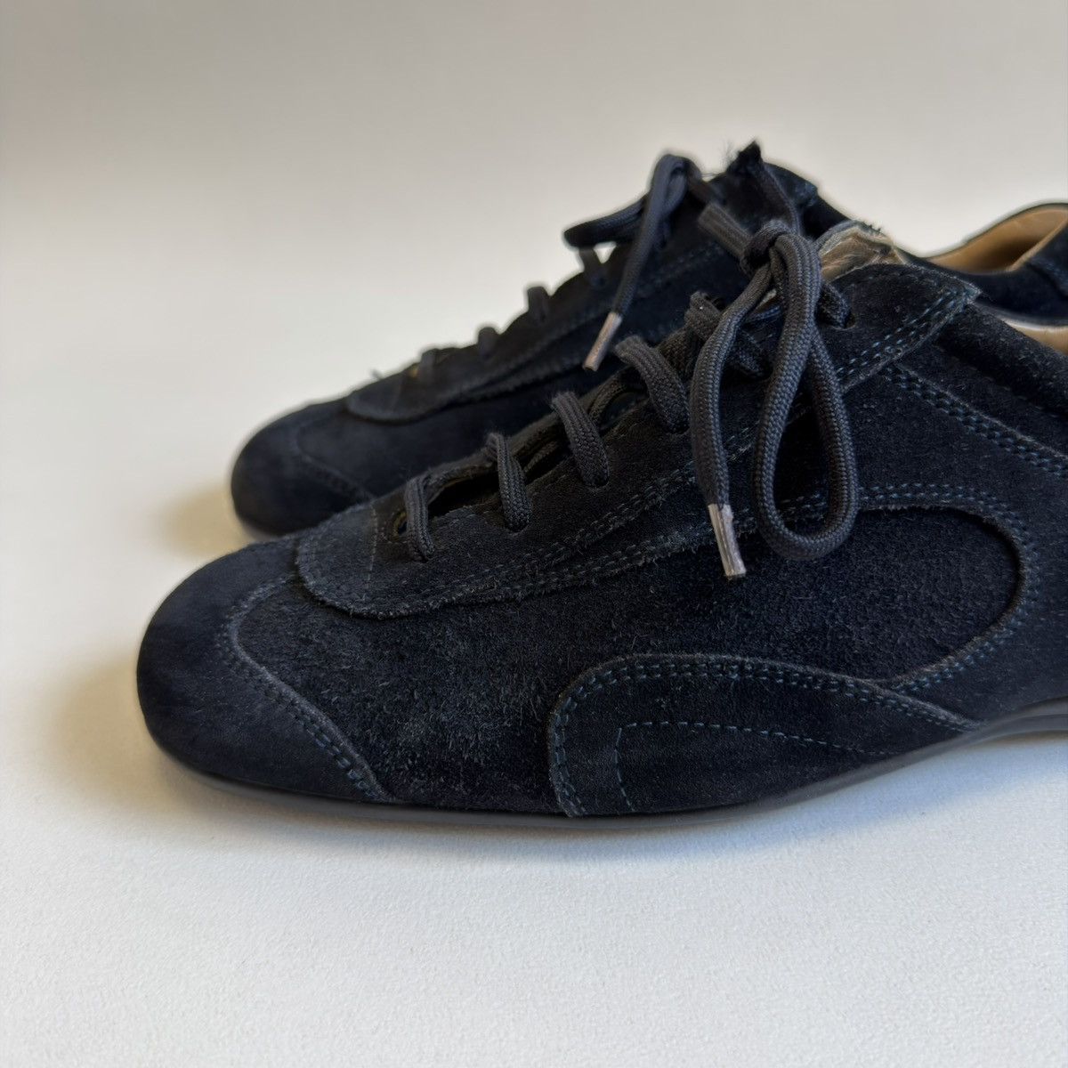 Prada OG Black Suede ‘Montecarlo’ Sneakers Size US 8 / EU 41 - 17 Thumbnail
