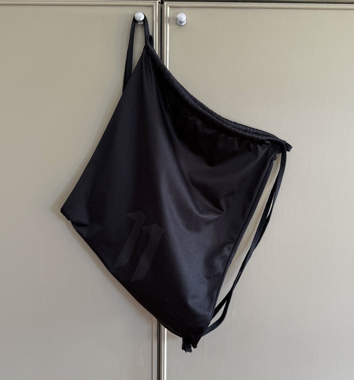 11 By Boris Bidjan Saberi BBS 11 Perforated Drawstring Bag Size ONE SIZE - 4 Thumbnail