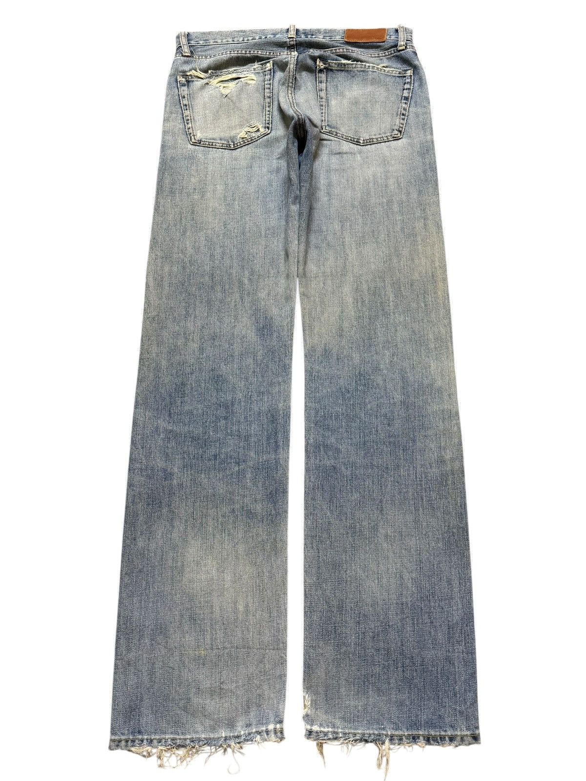 Uniqlo Vintage Y2K Japanese Uniqlo Mud Wash Faded Distressed Loose Size US 32 / EU 48 - 2 Thumbnail