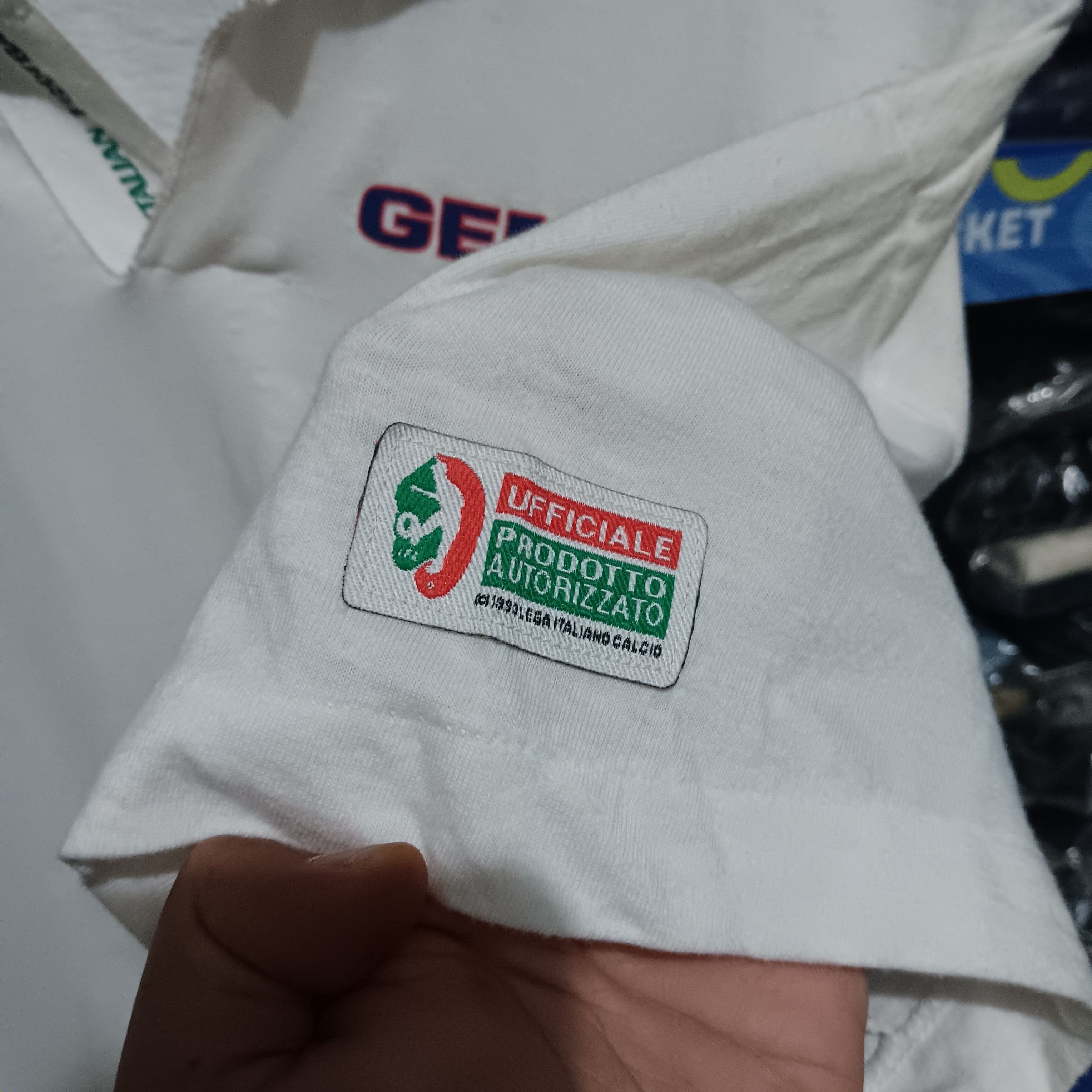 Kappa Vintage Kappa GENOA serie A polo shirt Size US L / EU 52-54 / 3 - 4 Thumbnail