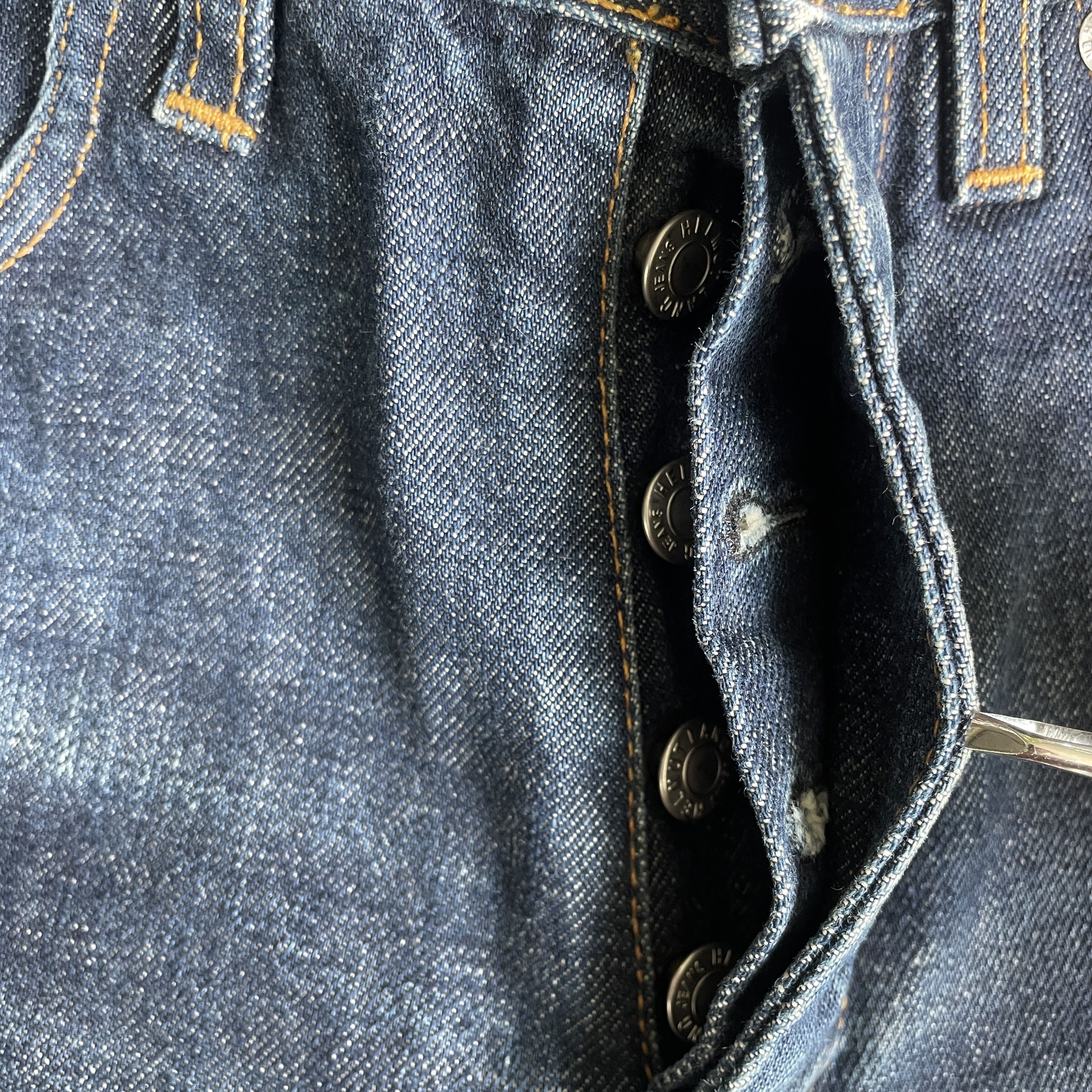 Helmut Lang HELMUT LANG 1998 Classic Denim Italian Cut Size US 29 - 5 Thumbnail