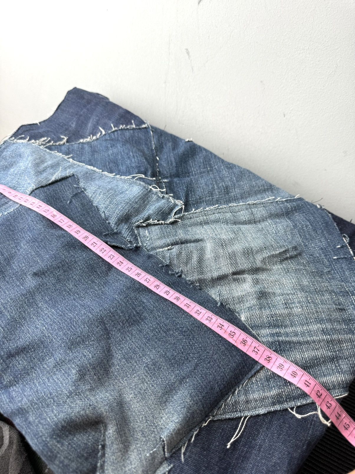 Vintage Rare! Vintage Patchwork Denim Bag Shopper Y2K Levis Diesel Size ONE SIZE - 11 Thumbnail