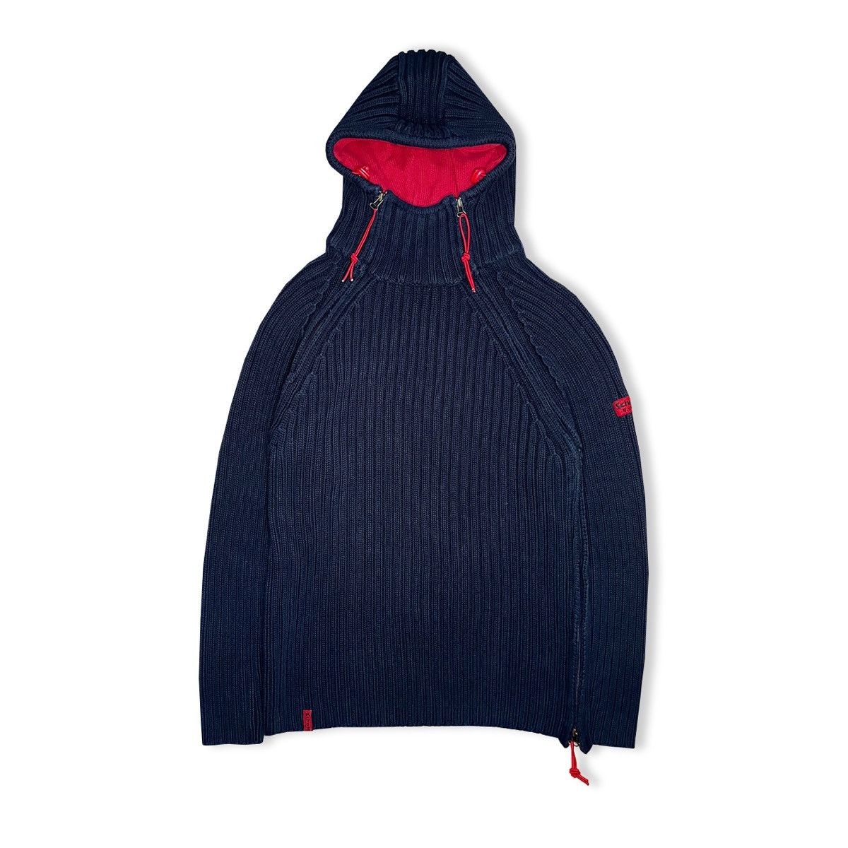 Schott 2004 Schott NYC Dual Zip Balaclava Knit Size US XL / EU 56 / 4 - 2 Thumbnail