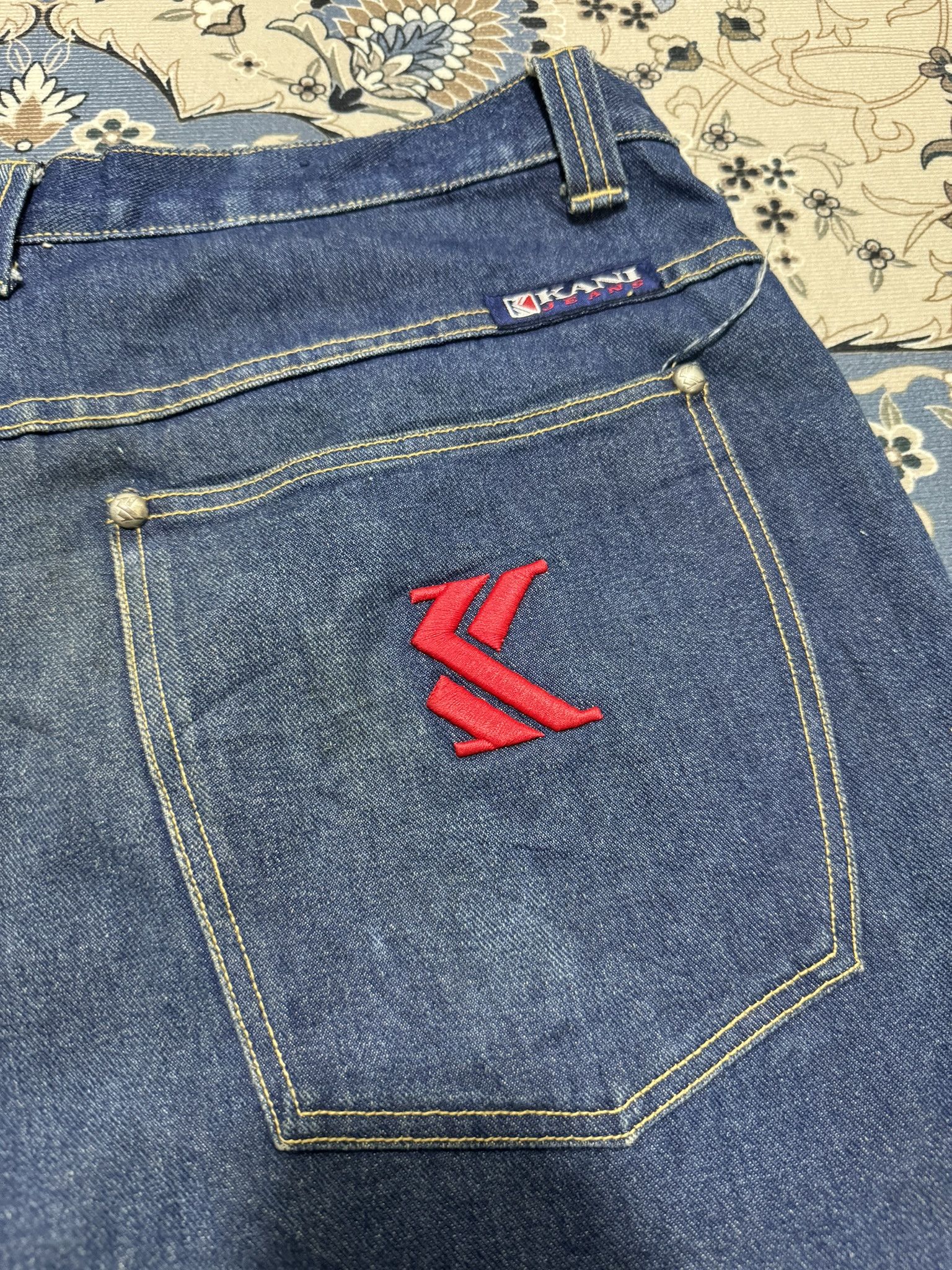 Karl Kani × Vintage Vintage 90's Karl Kani Tupac Baggy Skateboard Hip Hop Jeans Size US 38 / EU 54 - 3 Thumbnail
