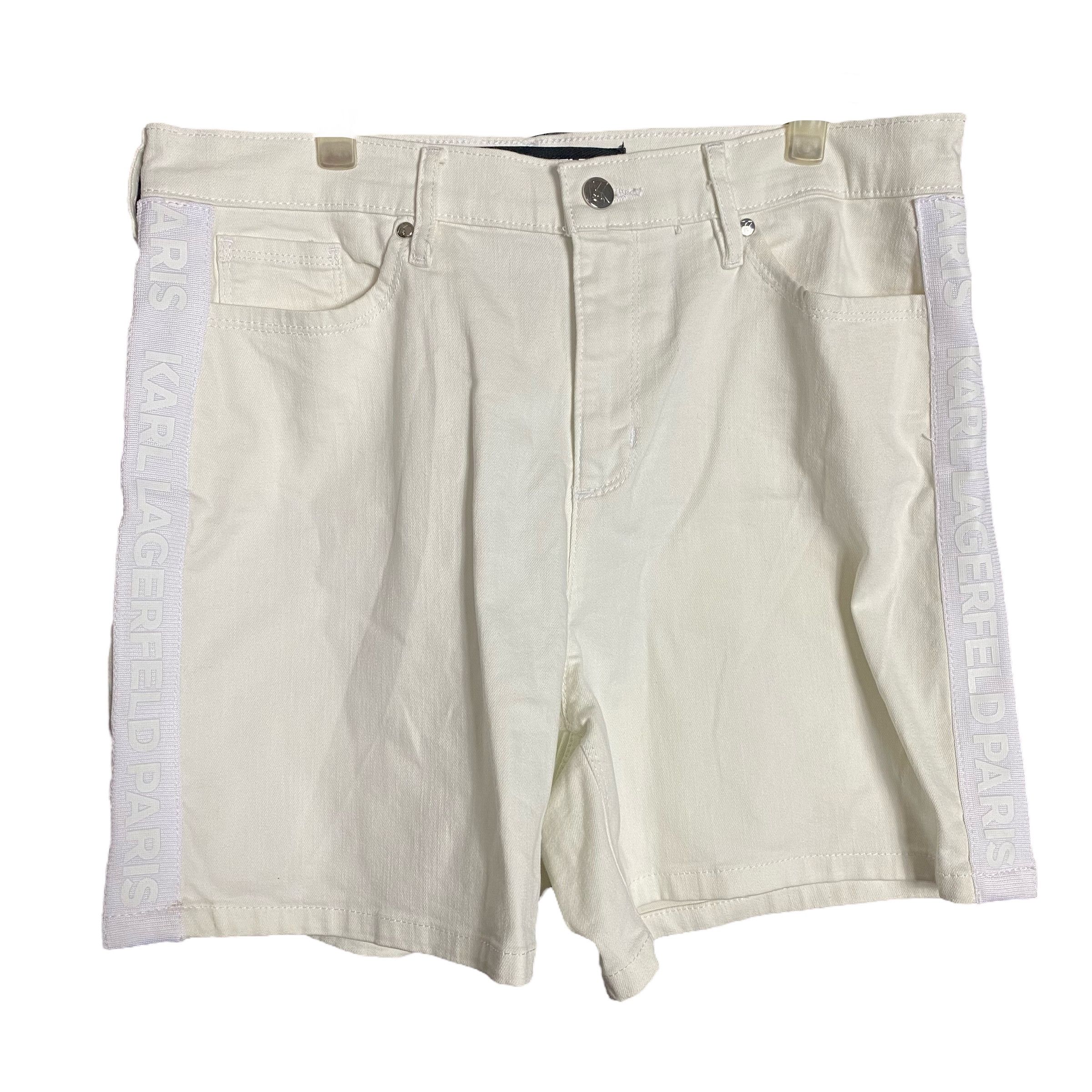🔥RARE🔥 Karl Lagerfeld Luxury Side Tape Logo Short Pant
