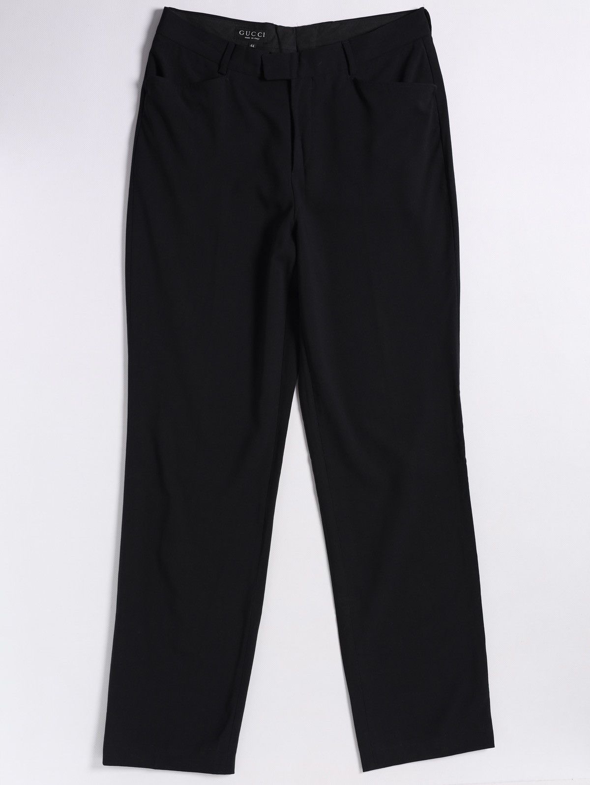 Gucci Gucci Dark Navy Suit Trousers Wool Tailored Pants Vintage Size US 31 - 1 Thumbnail