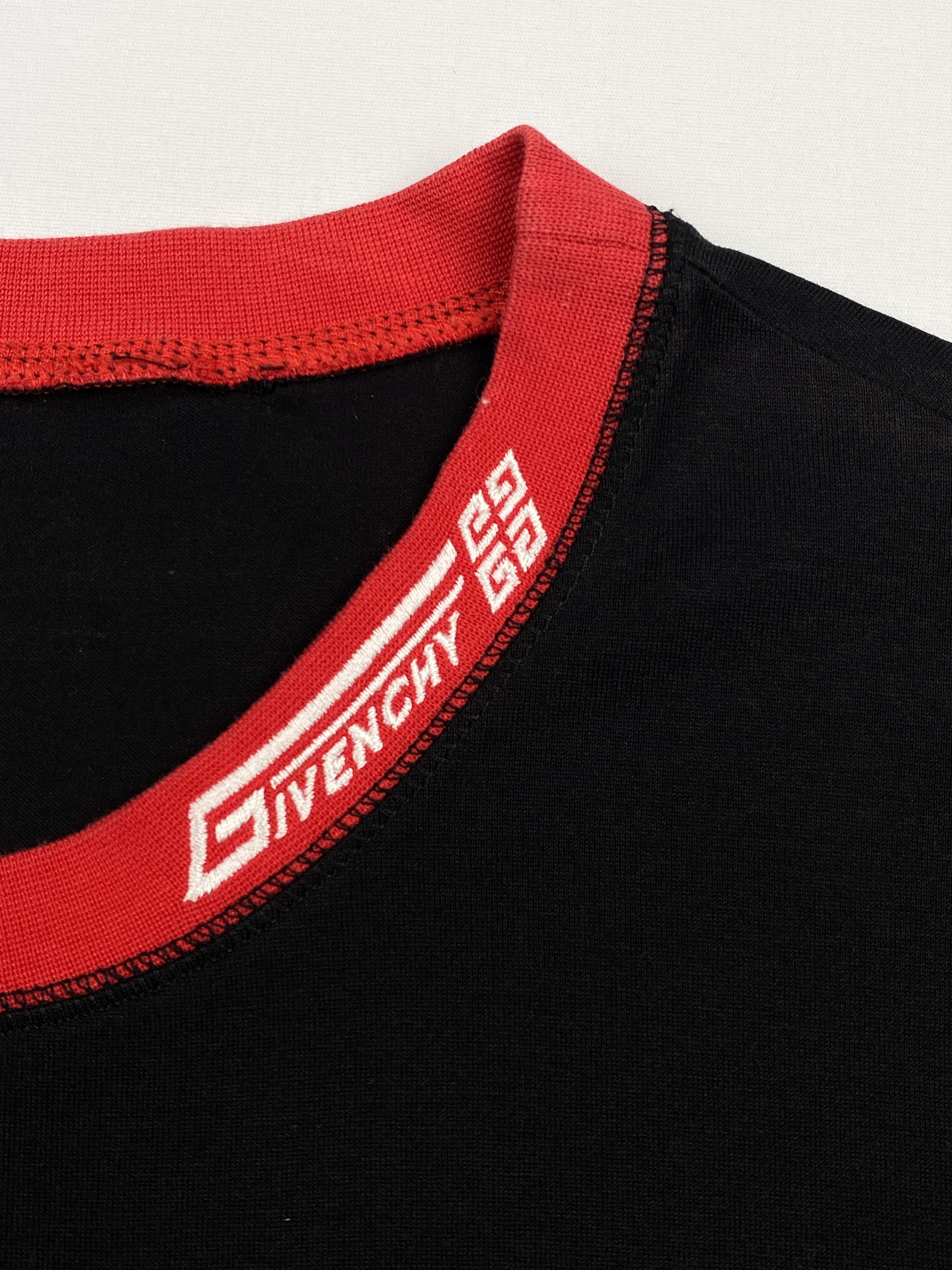 Givenchy Contrast Collar Neck Logo T-Shirt Size US M / EU 48-50 / 2 - 7 Thumbnail