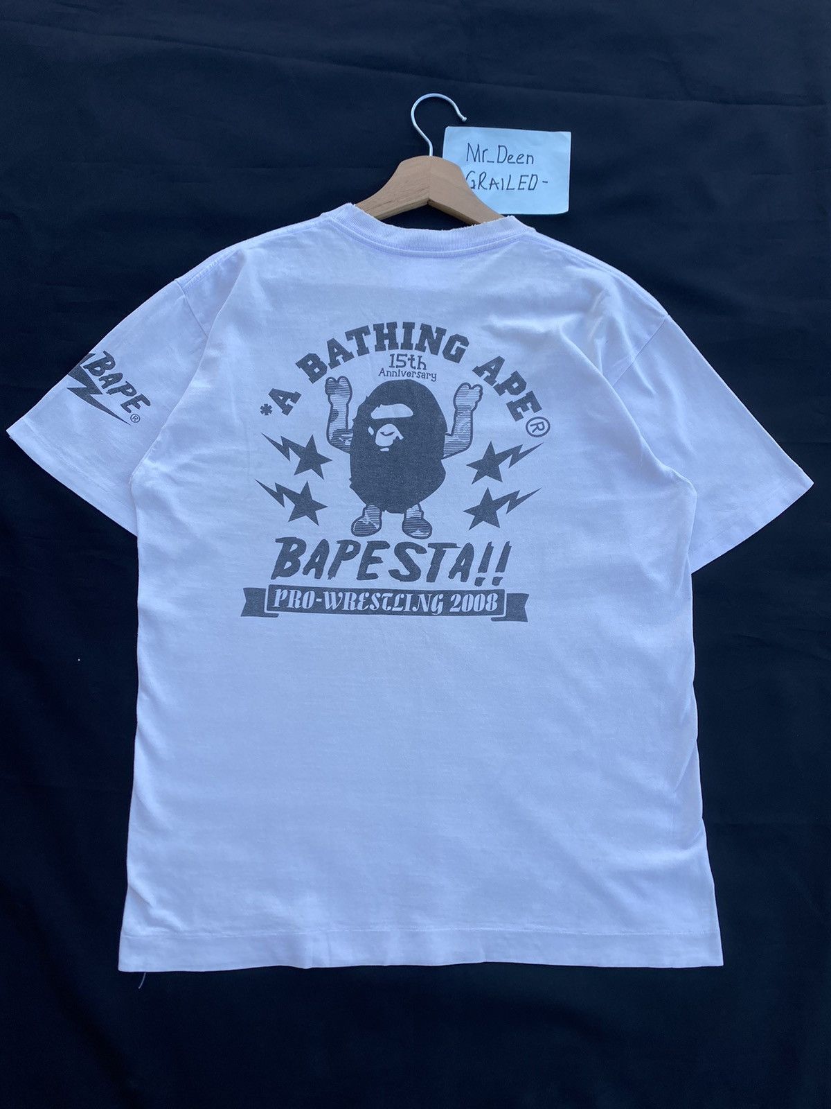 Bape Rare SS2008 BAPE Baby Milo x Nigo 15th Anniversary Tshirt Size US M / EU 48-50 / 2 - 19 Thumbnail