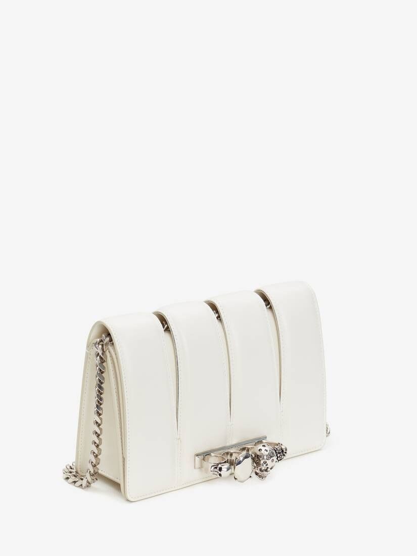 Alexander McQueen o1w1db10925 Size: OS/The Slash Bag in White Size ONE SIZE - 4 Thumbnail