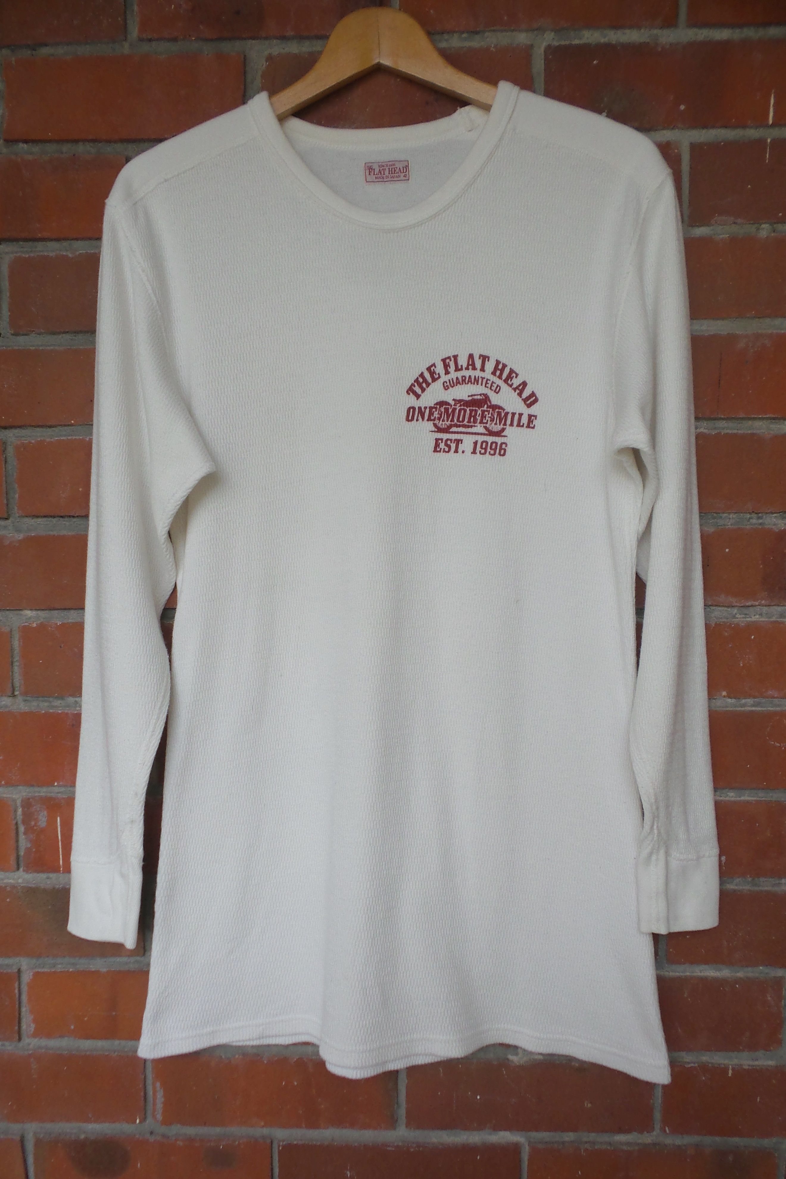 Japanese Brand × The Flat Head The Flat Head Long Sleeves T-shirts Size US XS / EU 42 / 0 - 1 Thumbnail