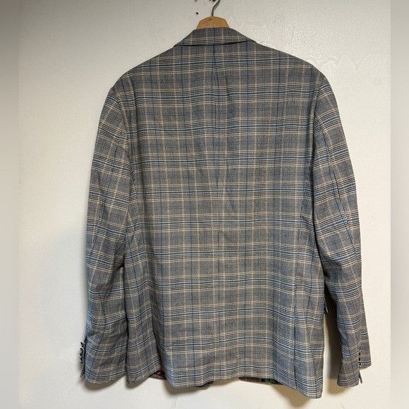 Other Paisley & Gray Plaid Blazer Bulldog Lining – Size 42R Size 42R - 13 Thumbnail