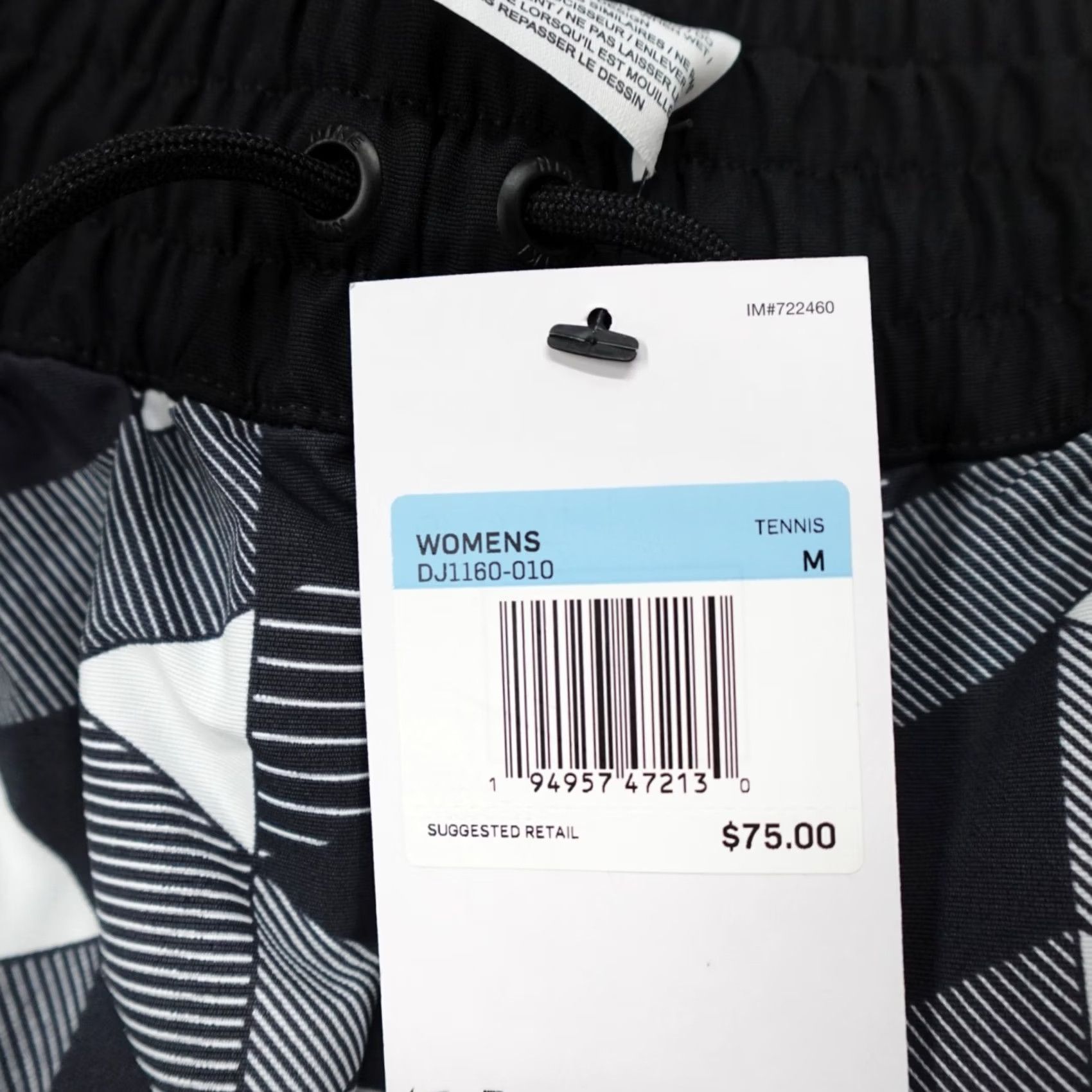 Nike Nike Serena Williams Design Crew Woven Tennis Pants DJ1160 Women's M Black Geometric Track Pants Pockets Dri-FIT Tennis Activewear Casual Travel Size 32" / US 10 / IT 46 - 3 Thumbnail