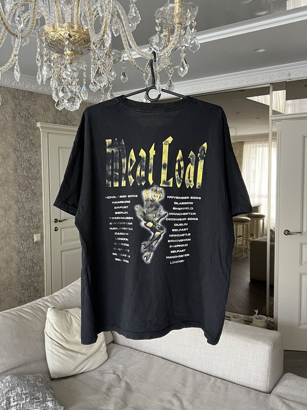 Band Tees × Vintage Vintage 💥 Meat Loaf Band Tee T-Shirt RARE Size US XL / EU 56 / 4 - 2 Thumbnail