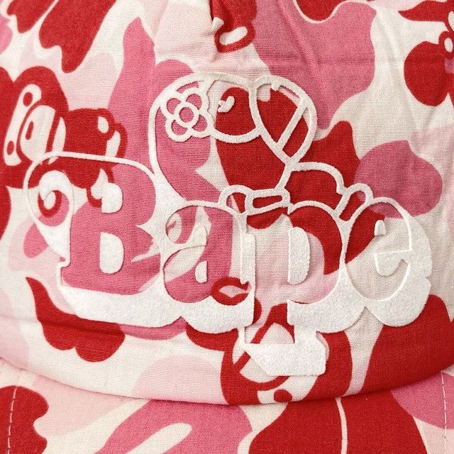 Bape BAPE Nap Lisa ABC Camo Pink trucker hat cap milo APE NIGO Size ONE SIZE - 2 Thumbnail