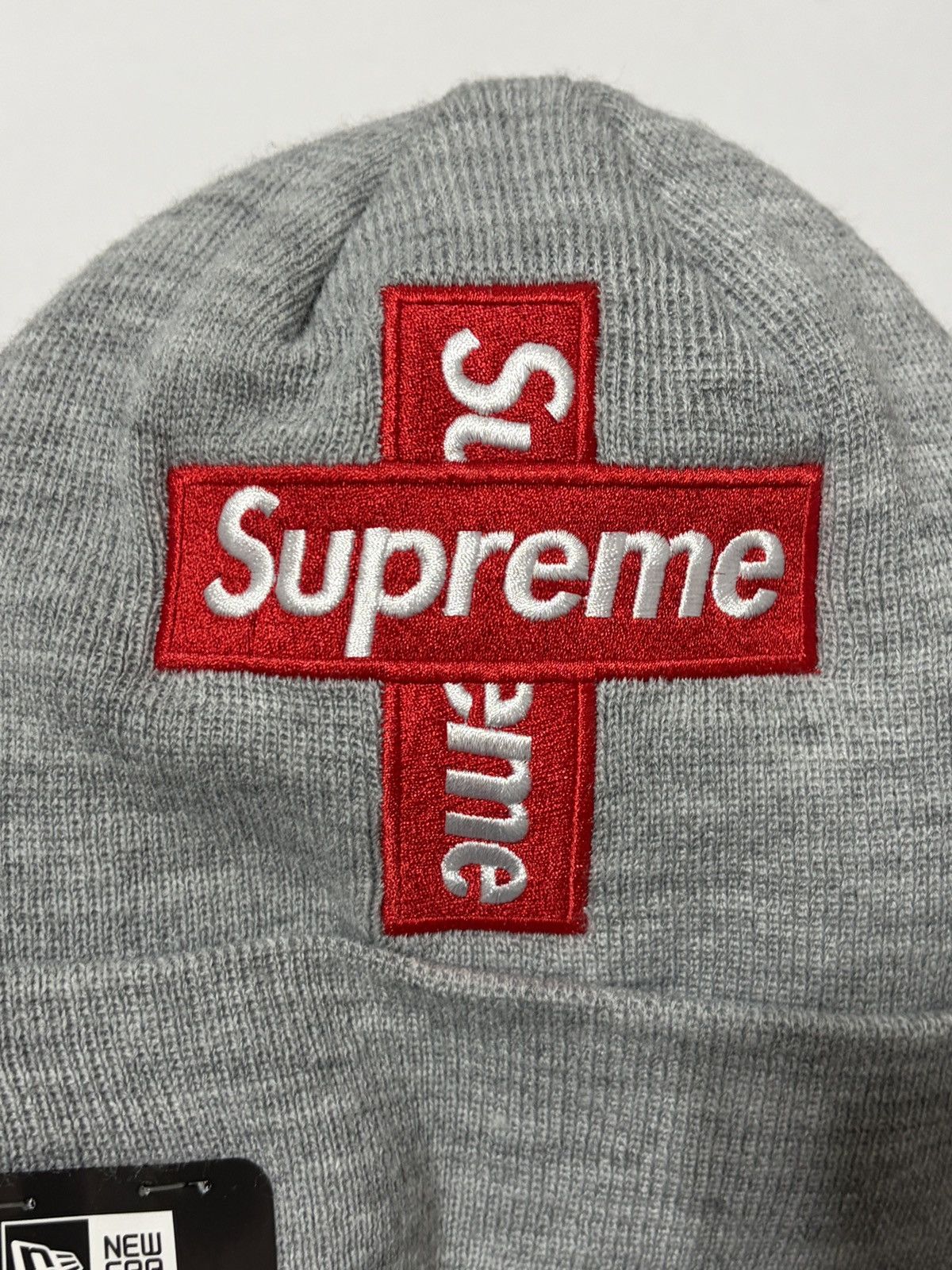 Supreme Supreme New Era Cross Box Logo Beanie FW20 Size ONE SIZE - 4 Thumbnail