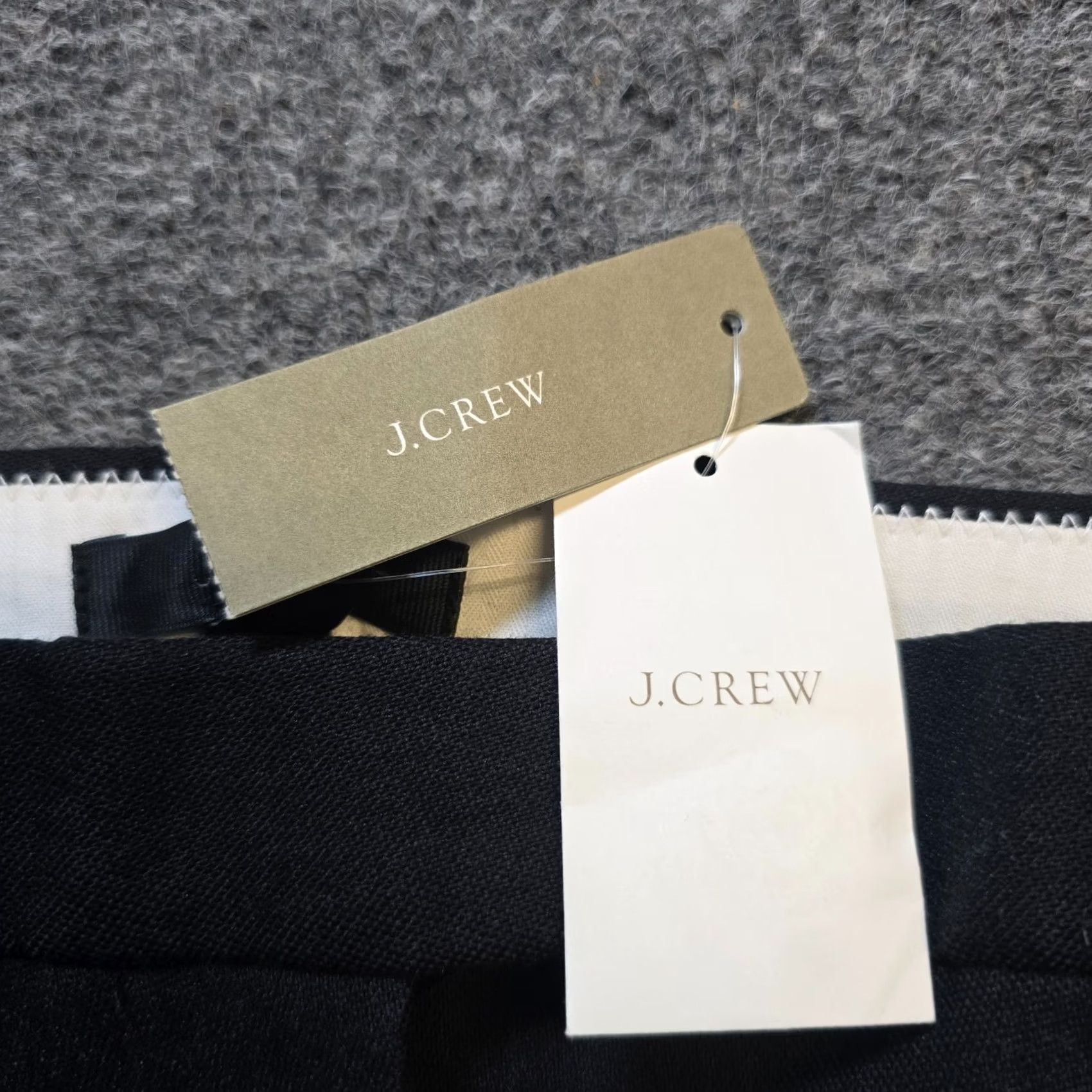J.Crew J.CREW Pants Womens 2 Black Taper Skinny Stretch Regular Regular Pants Office Career Vintage: No Size 26" / US 2 / IT 38 - 6 Thumbnail