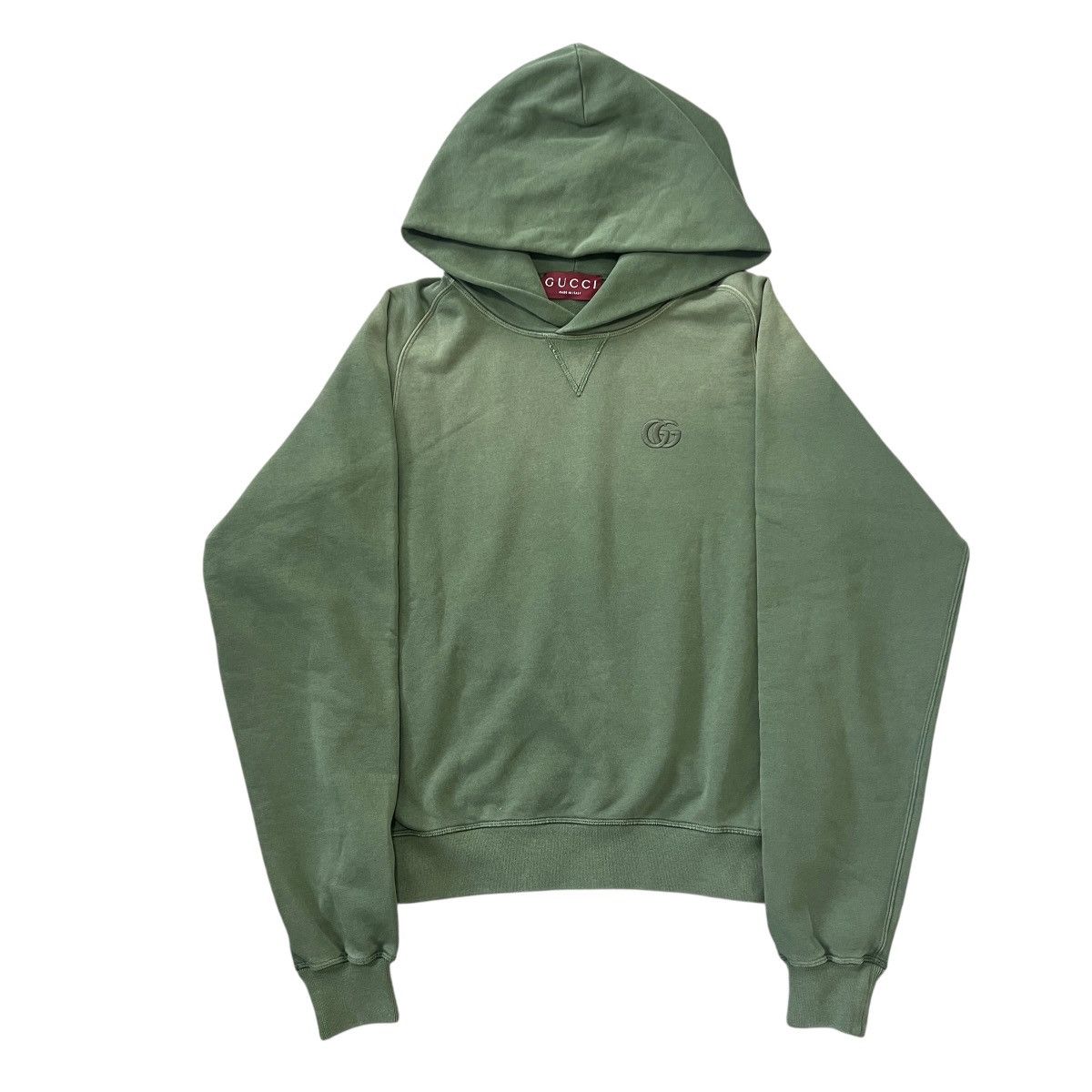 Gucci GUCCI 2025 Logo Embroidery Green Oversized Hoodie Size US XS / EU 42 / 0 - 1 Thumbnail
