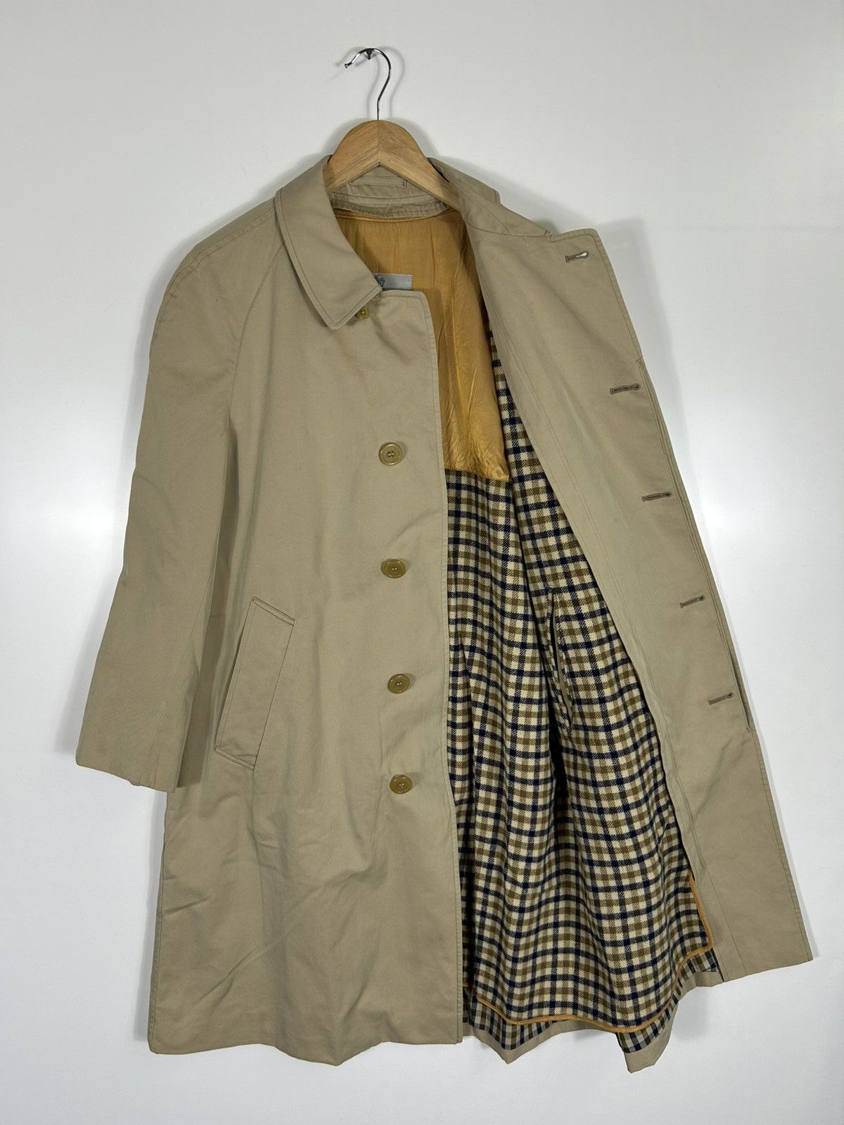 Aquascutum ⚡️Vintage Aquascutum London Button Long Coat Jacket Size US M / EU 48-50 / 2 - 1 Thumbnail