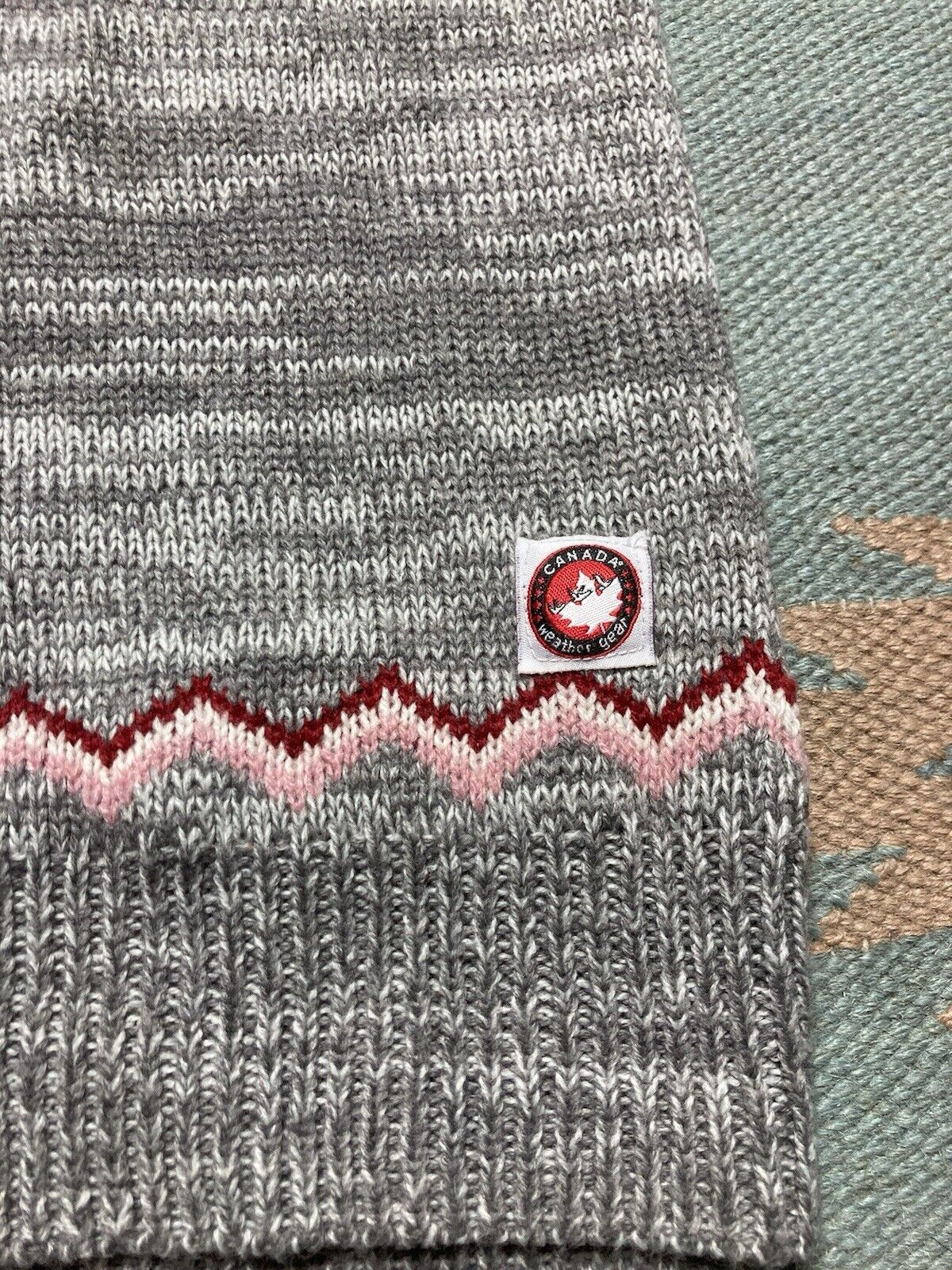 Vintage Canada weather gear knit sweater soft snowflake fair isle XL Size US XL / EU 56 / 4 - 3 Thumbnail