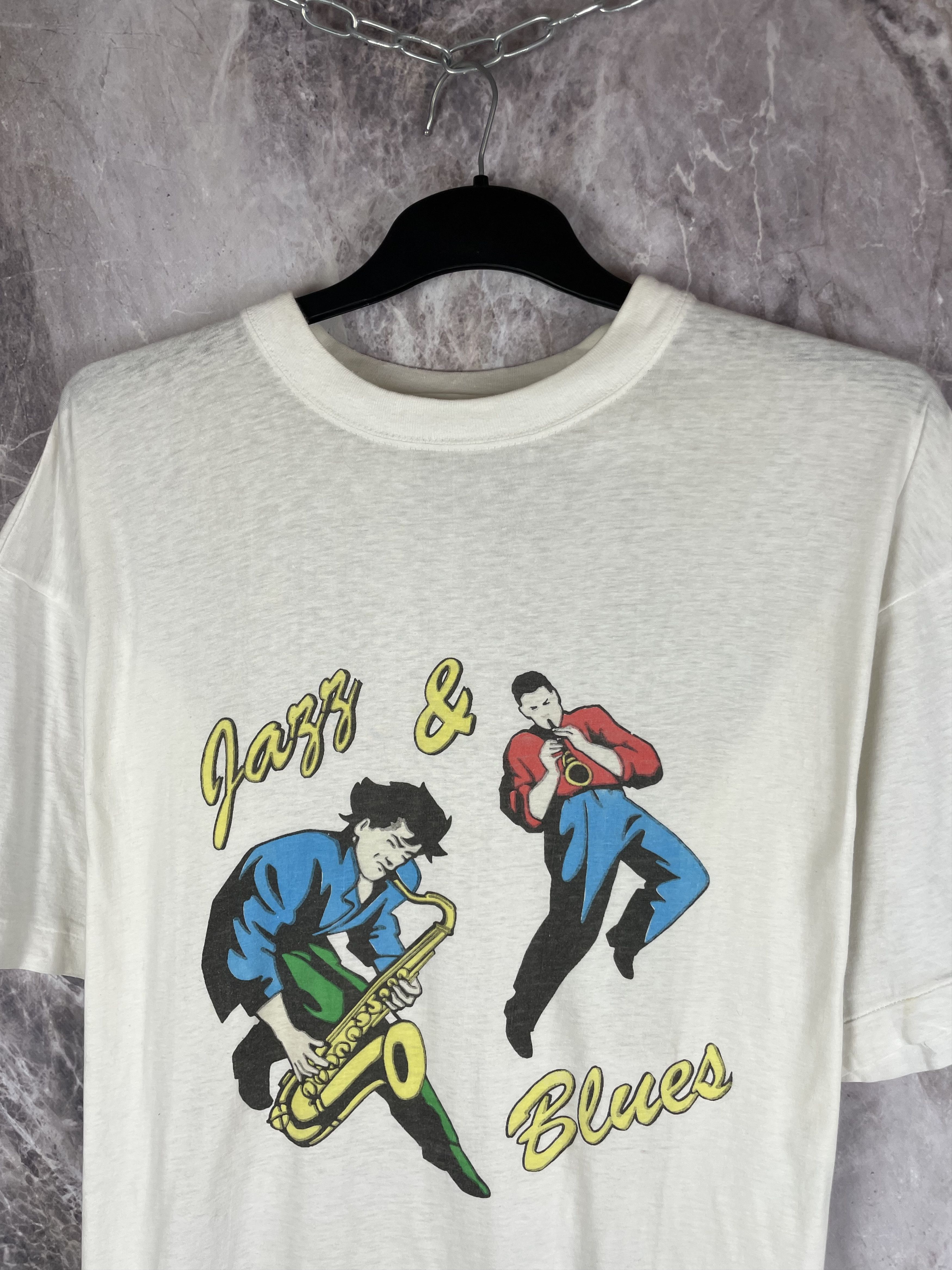 Vintage Vintgae Jazz Tee 90s Size US M / EU 48-50 / 2 - 3 Thumbnail