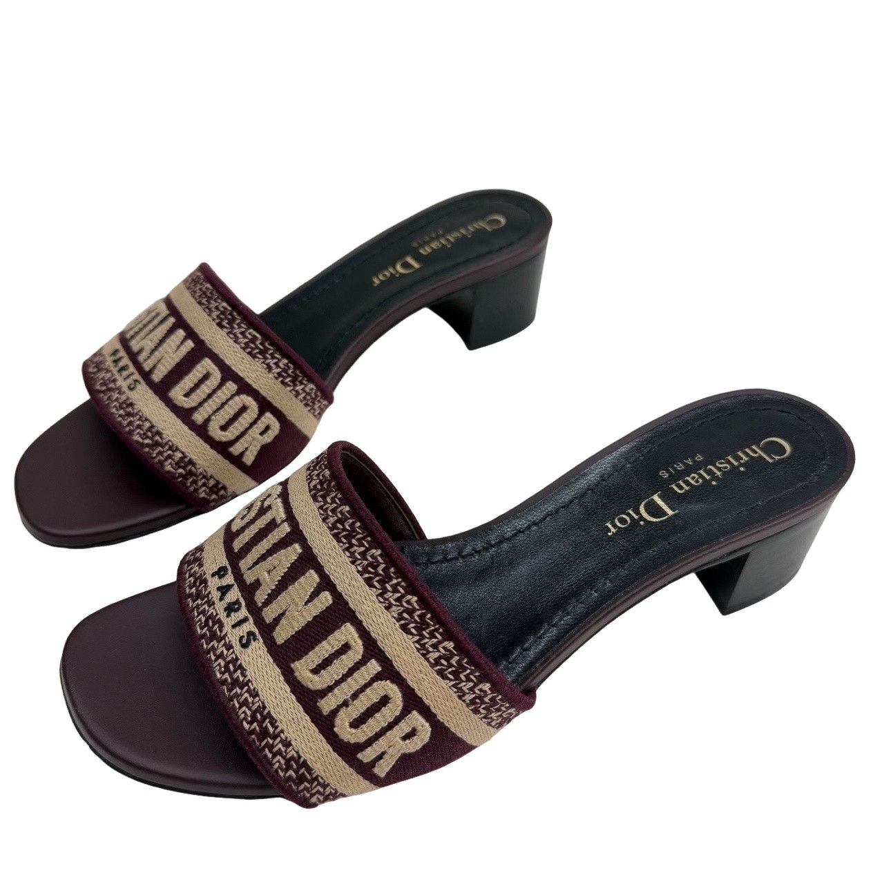 Dior Dior Dway Embroidered Sandals Size 36 Size US 6 / IT 36 - 1 Thumbnail