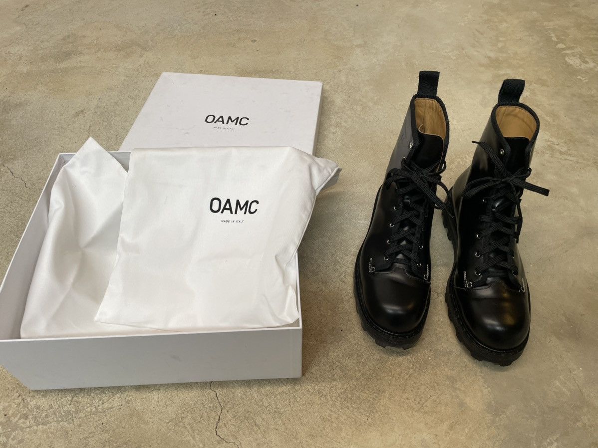 OAMC Leather Ankle Boots Size US 10 / EU 43 - 10 Thumbnail