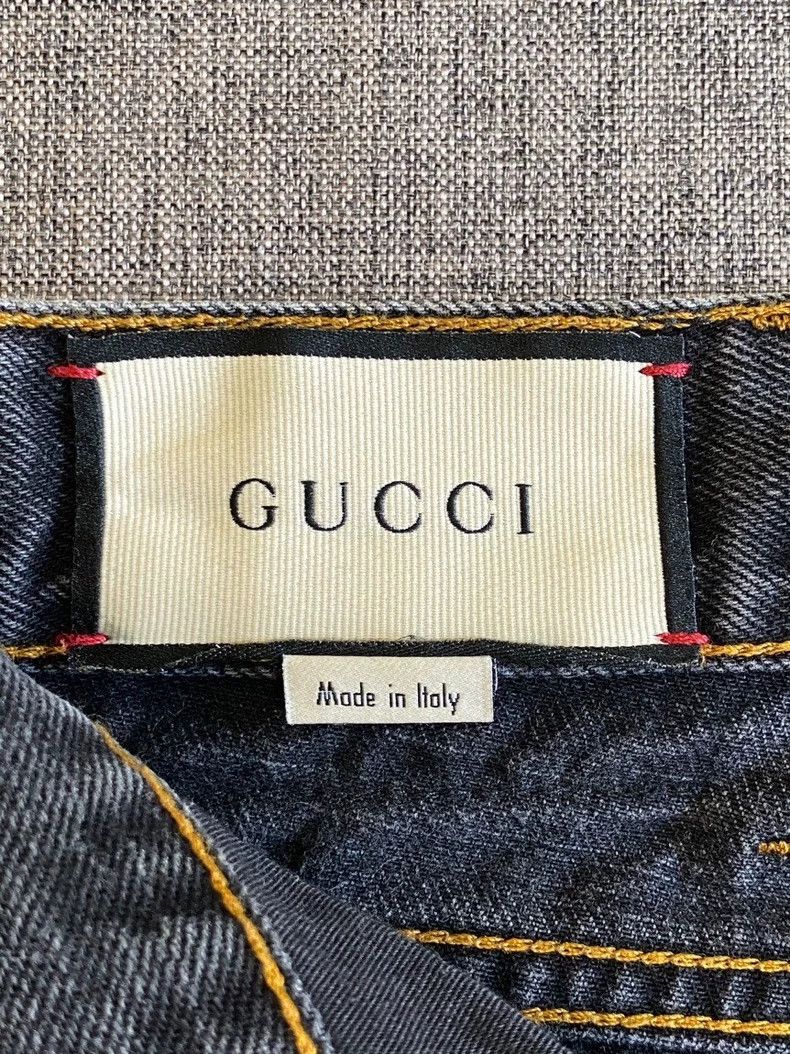 Gucci Gucci Embroidered tapered jeans 2502-Nextarrow Size US 30 / EU 46 - 4 Thumbnail