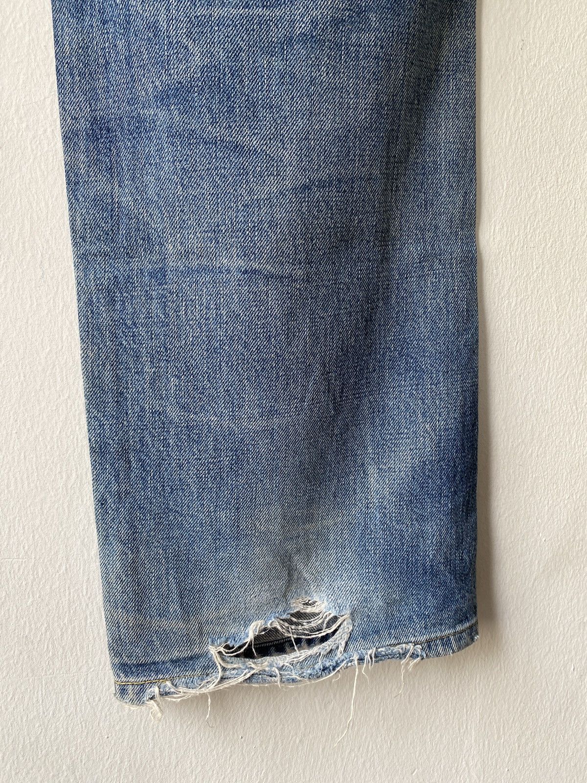 Levi's Vintage 90s Levi’s 503B Selvedge Distressed Denim Size US 29 - 14 Thumbnail