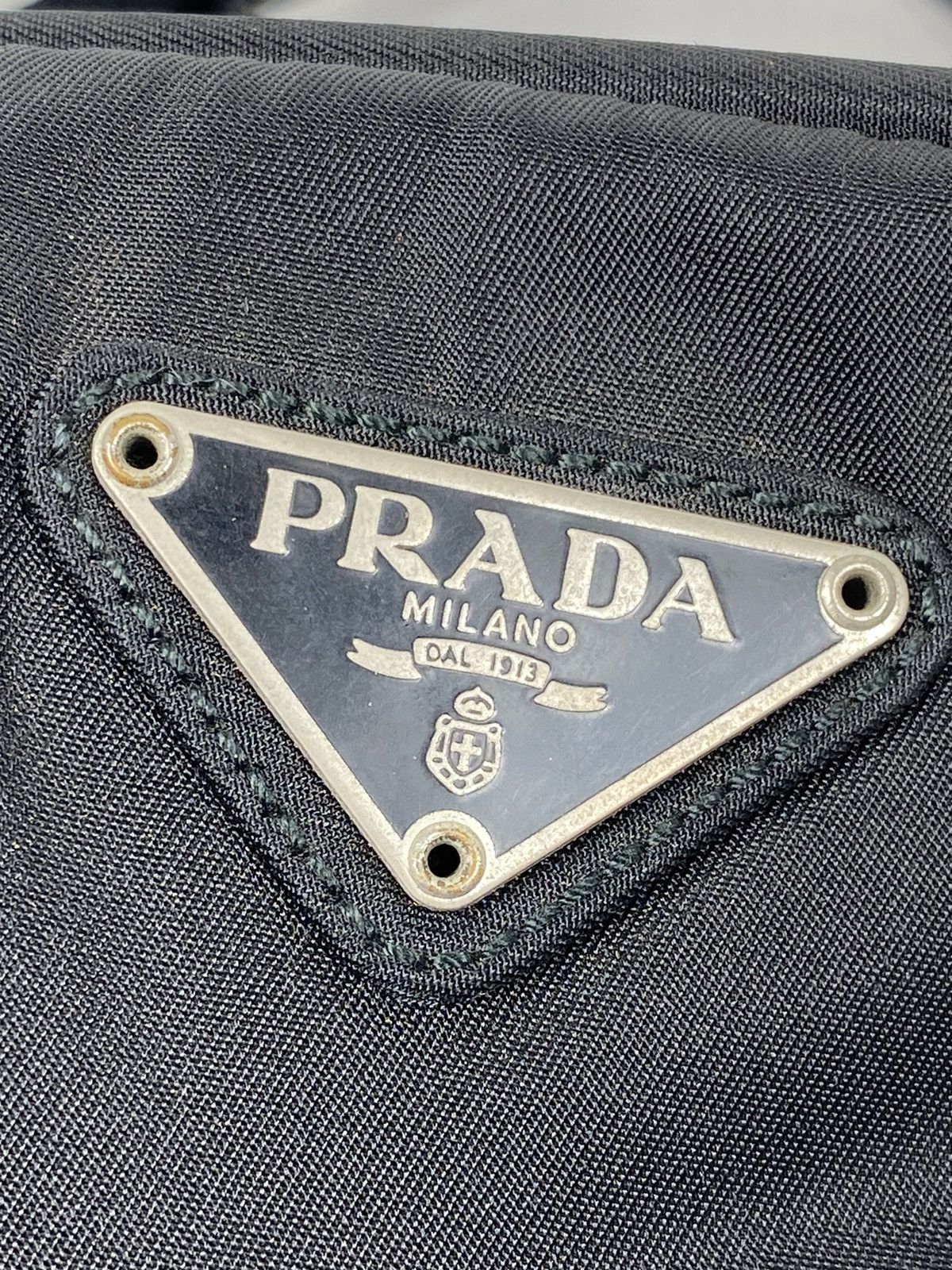 Prada Prada Tessuto Nero Nylon Shoulder Bag Size ONE SIZE - 8 Thumbnail