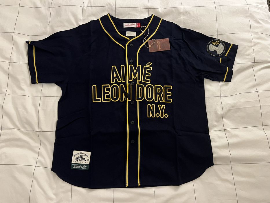 Aime Leon Dore Aime Leon Dore ALD Mitchell & Ness Team Baseball