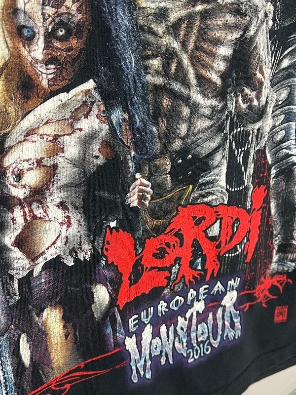 Band Tees Lordi Tshirt Band Monster Devil Heavy Metal Hard Beast Size US M / EU 48-50 / 2 - 2 Thumbnail