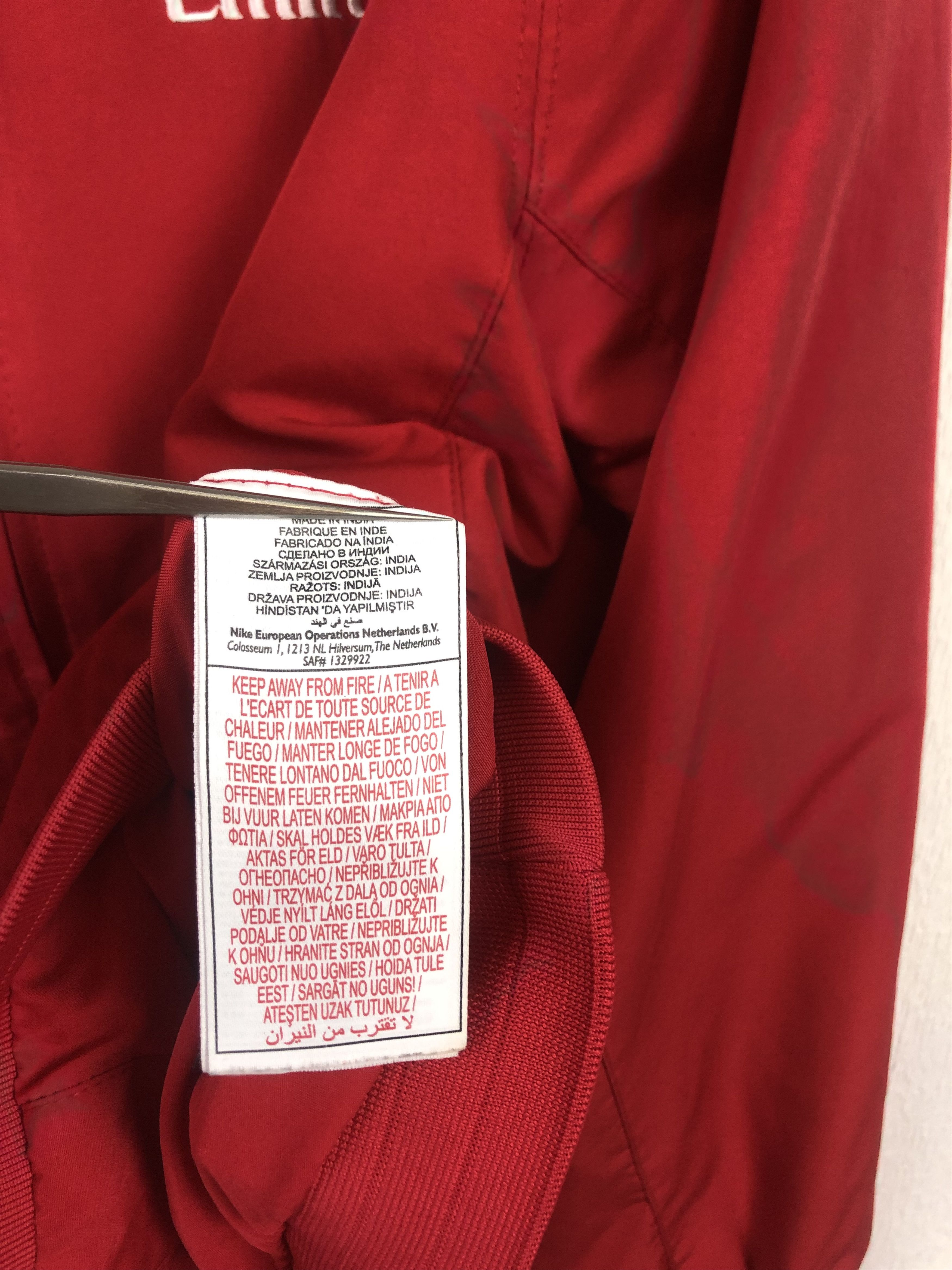 Nike Vintage Arsenal Football Soccer Jacket Gunners Track Top Size US M / EU 48-50 / 2 - 12 Thumbnail
