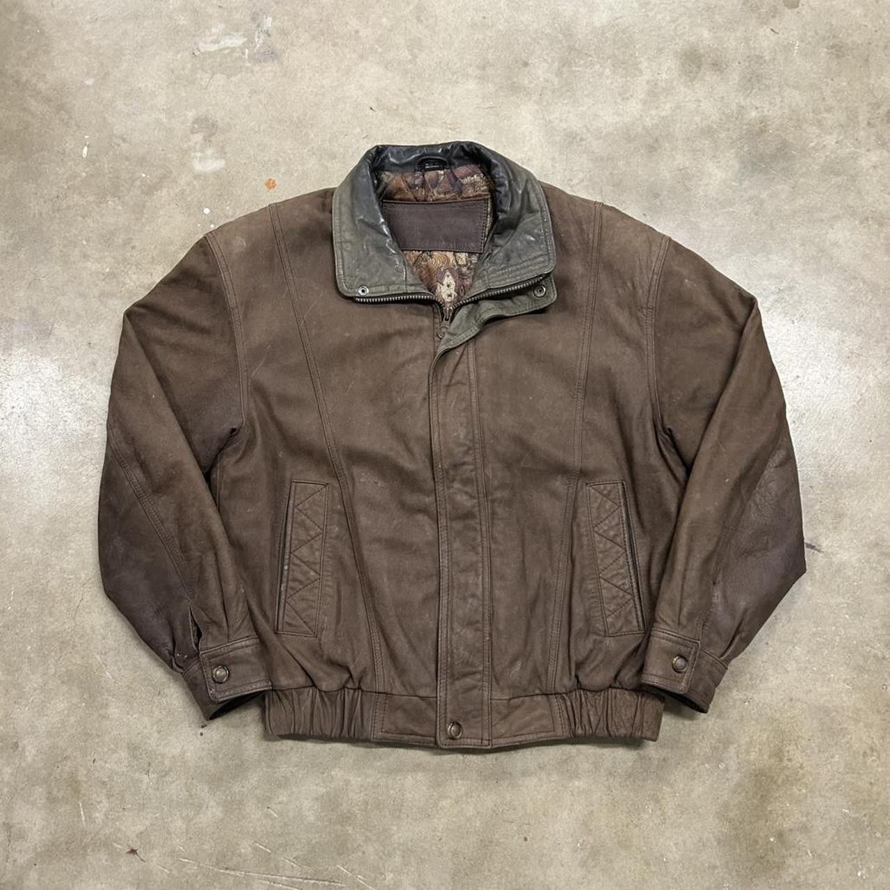 Other Men's Brown Leather Jacket w/ Crazy Lining Size US M / EU 48-50 / 2 - 1 Thumbnail