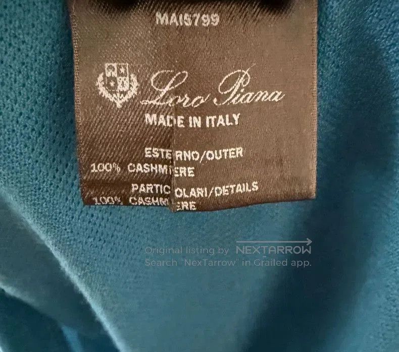 Loro Piana Loro Piana Cashmere Short Sleeve T-Shirt. Size US L / EU 52-54 / 3 - 8 Thumbnail