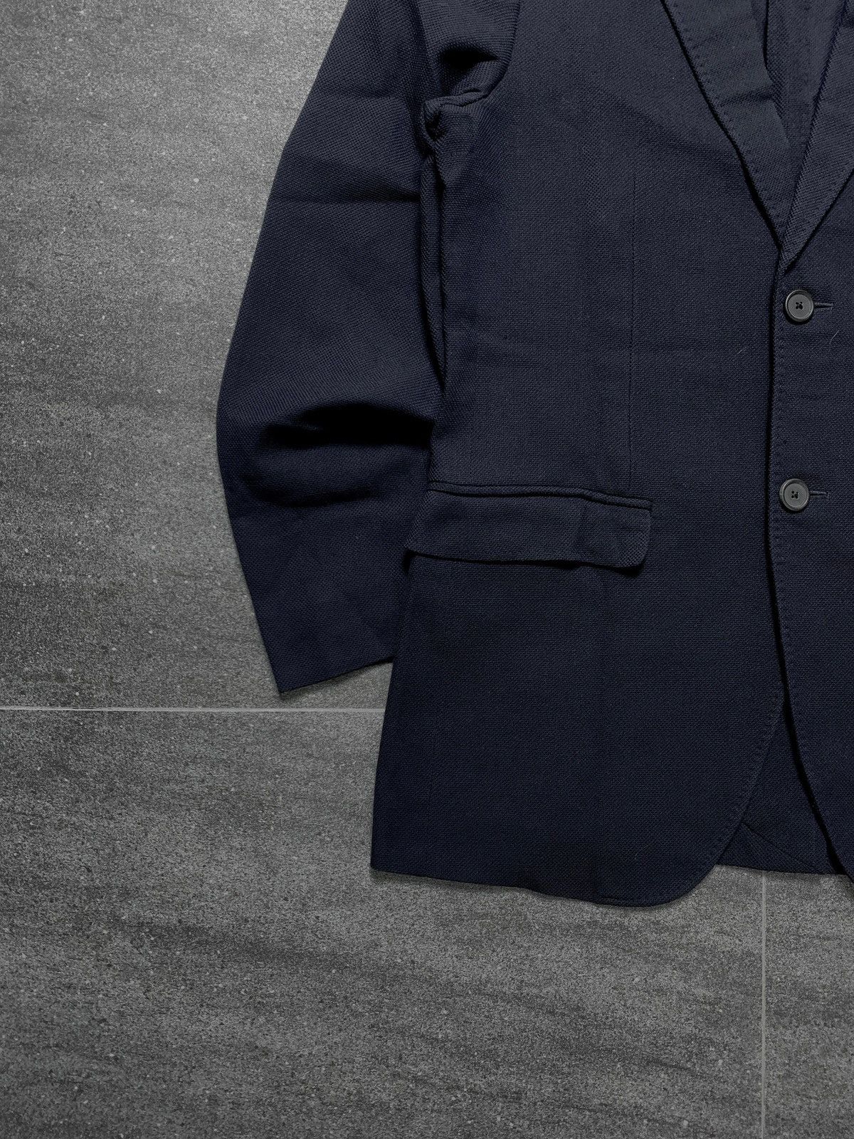 Jil Sander 2000s Wool Textured Blazer Size 48S - 4 Thumbnail
