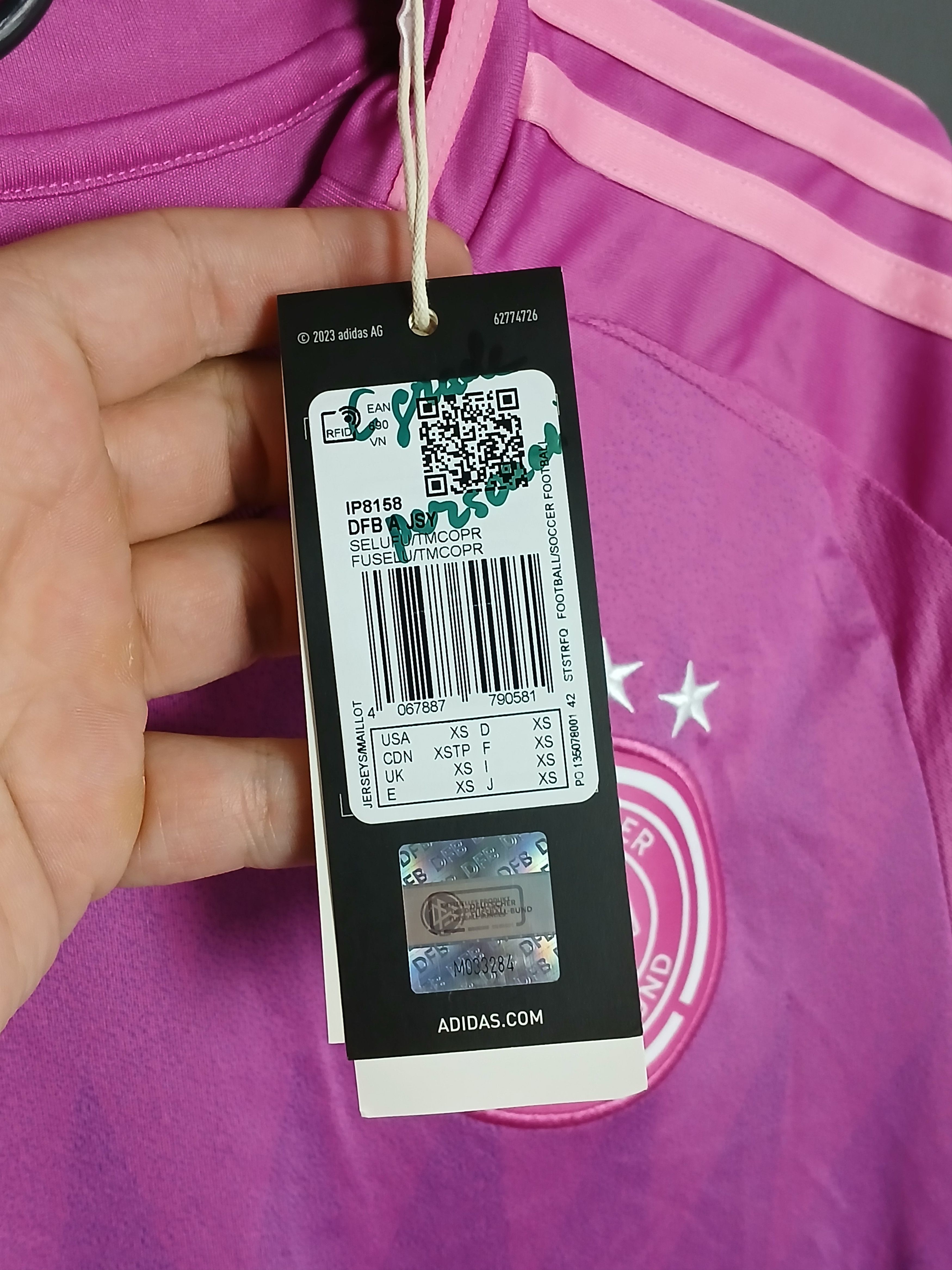 Adidas New Germany 2024 Away Kroos Football Jersey T-Shirt Size US XS / EU 42 / 0 - 11 Thumbnail