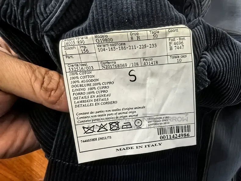 Hermes Hermes Corduroy casual blazer Size 50R - 6 Thumbnail