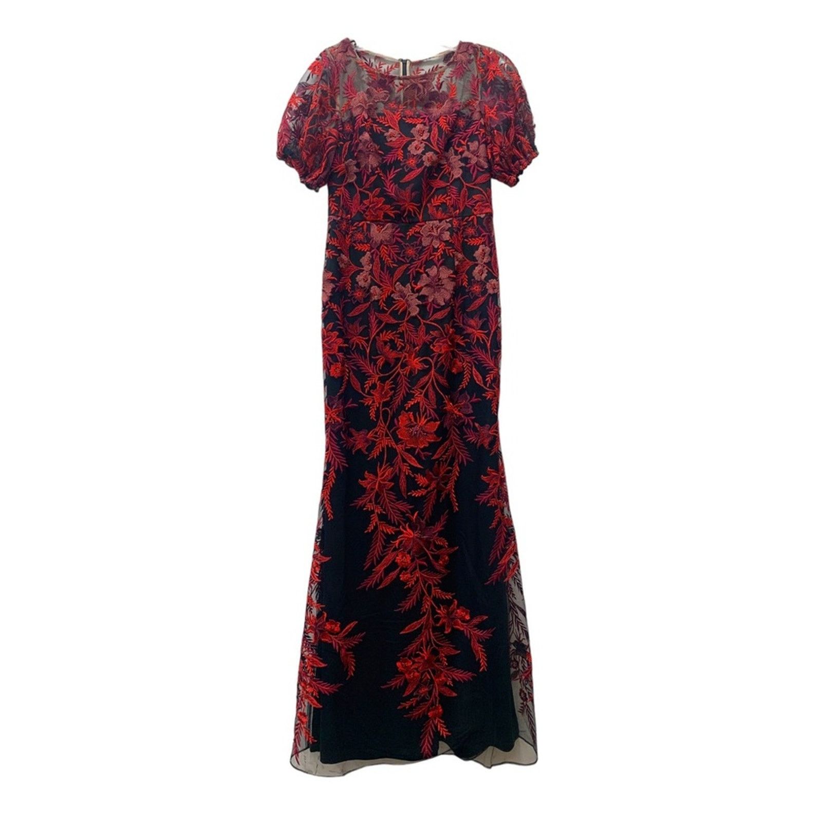 Adrianna Papell NWOT Adrianna Papell Metallic Red & Black Embroidered Gown 6 Size M / US 6-8 / IT 42-44 - 3 Thumbnail