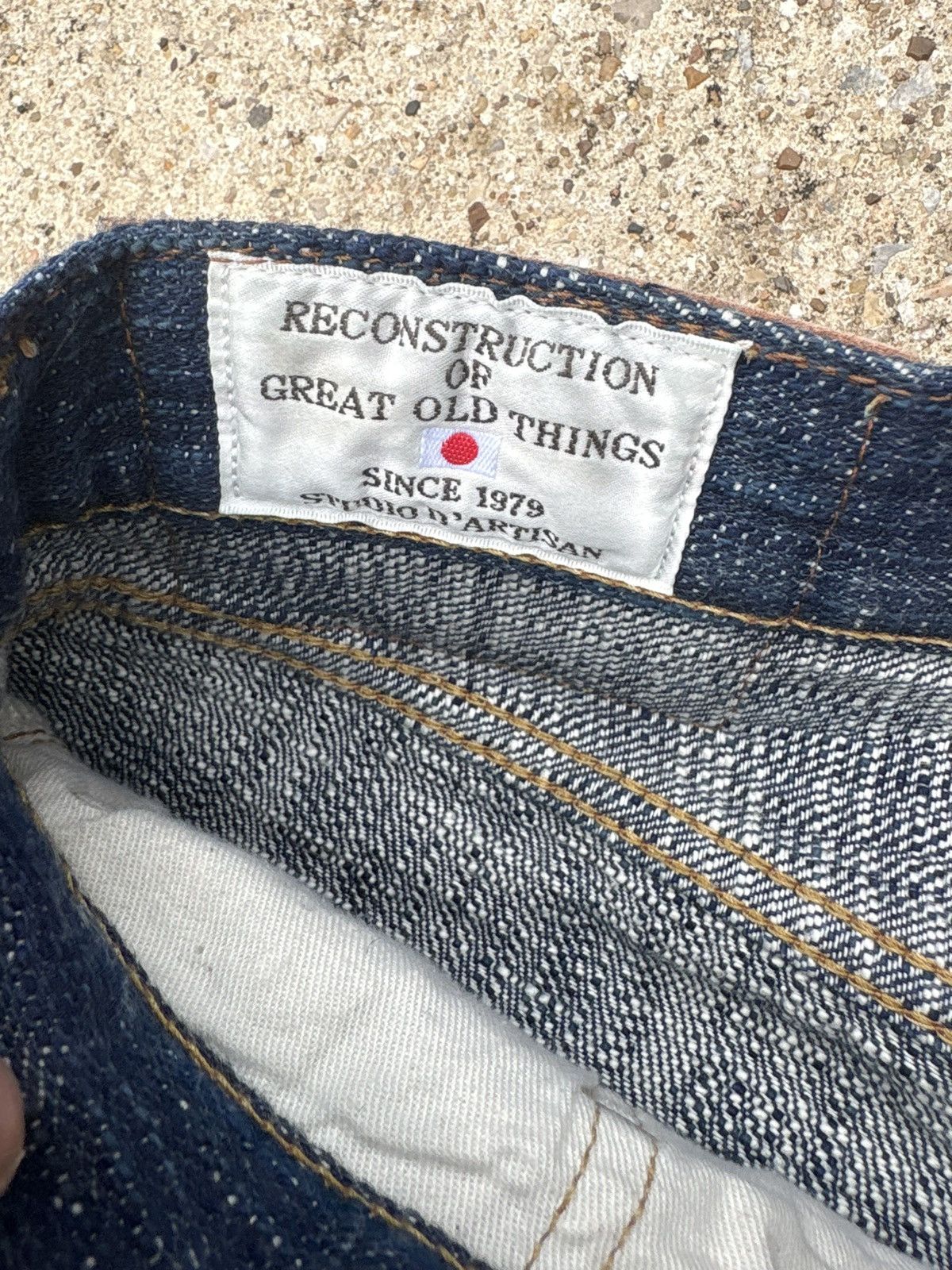 Studio D'Artisan “Sou Ai” Twin Indigo Selvedge Size US 32 / EU 48 - 4 Thumbnail