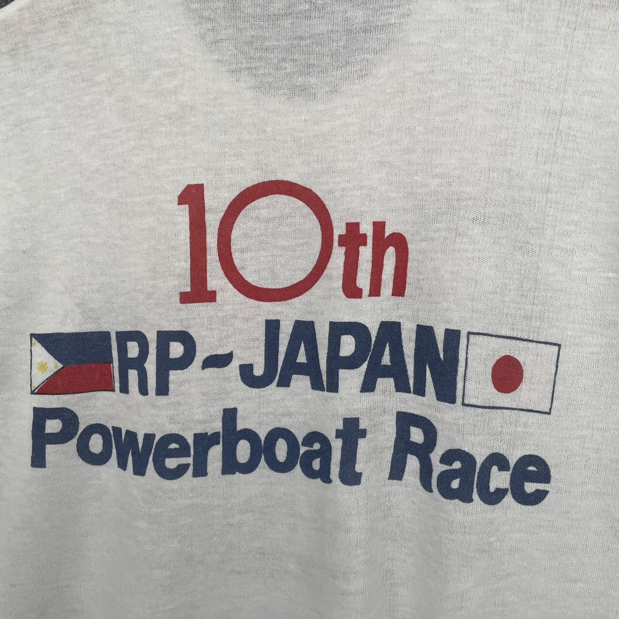 Japanese Brand × Vintage Vintage 90s Powerboat Race Promo T Shirt Size US S / EU 44-46 / 1 - 6 Thumbnail