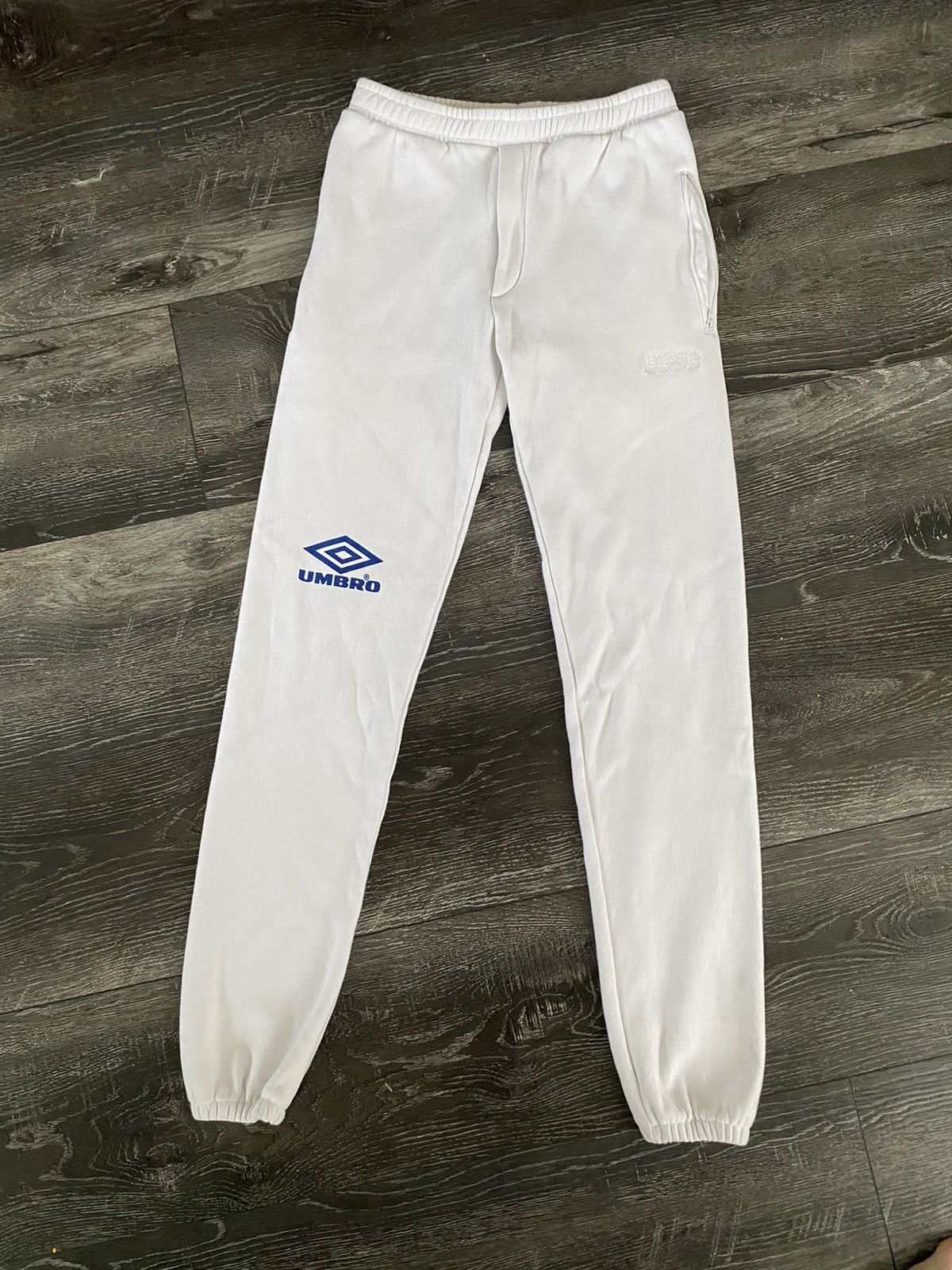 image of Umbro White Joggers, Men's (Size 28)