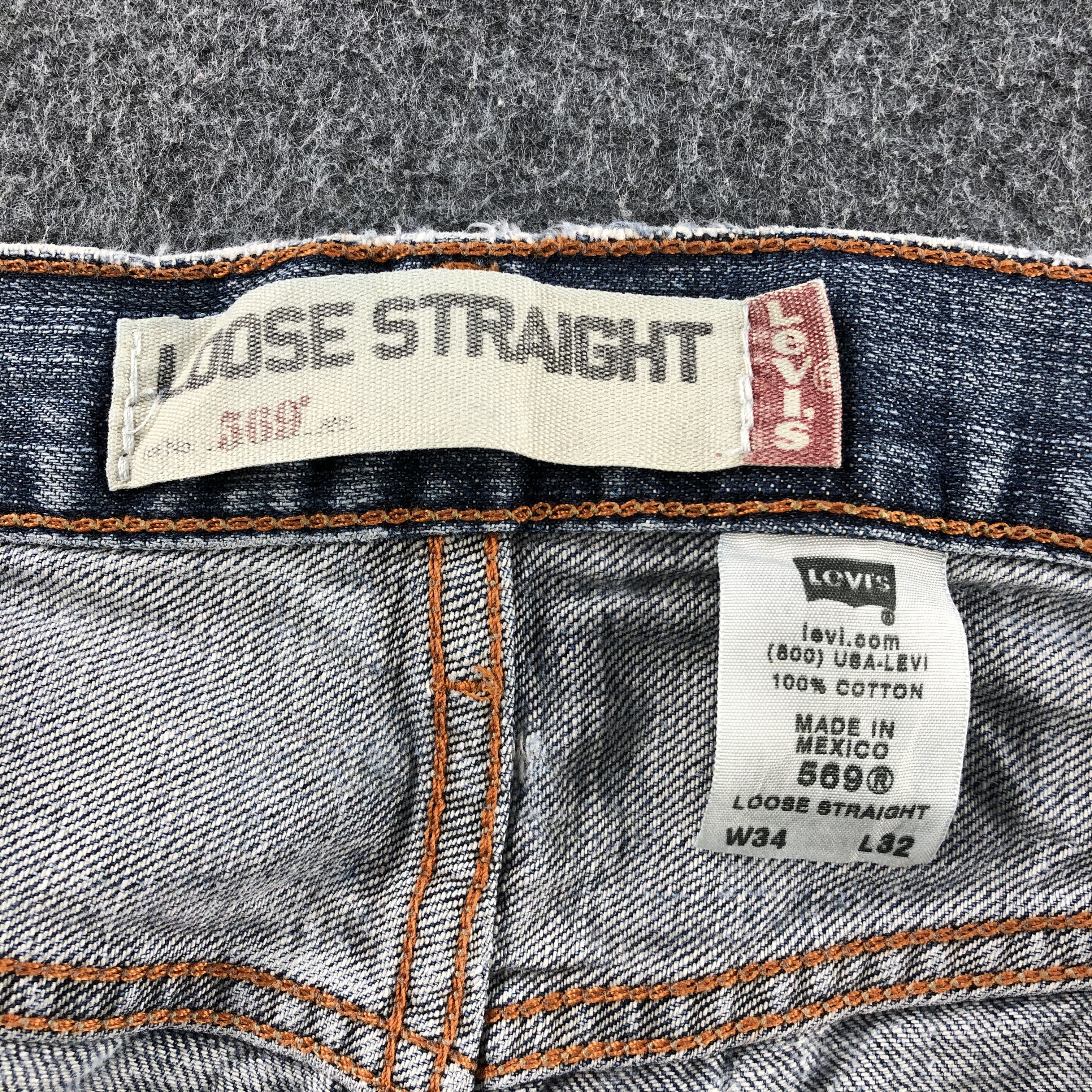 Levi's Vintage Levis 569 Jeans-J1197 Size US 34 / EU 50 - 10 Thumbnail